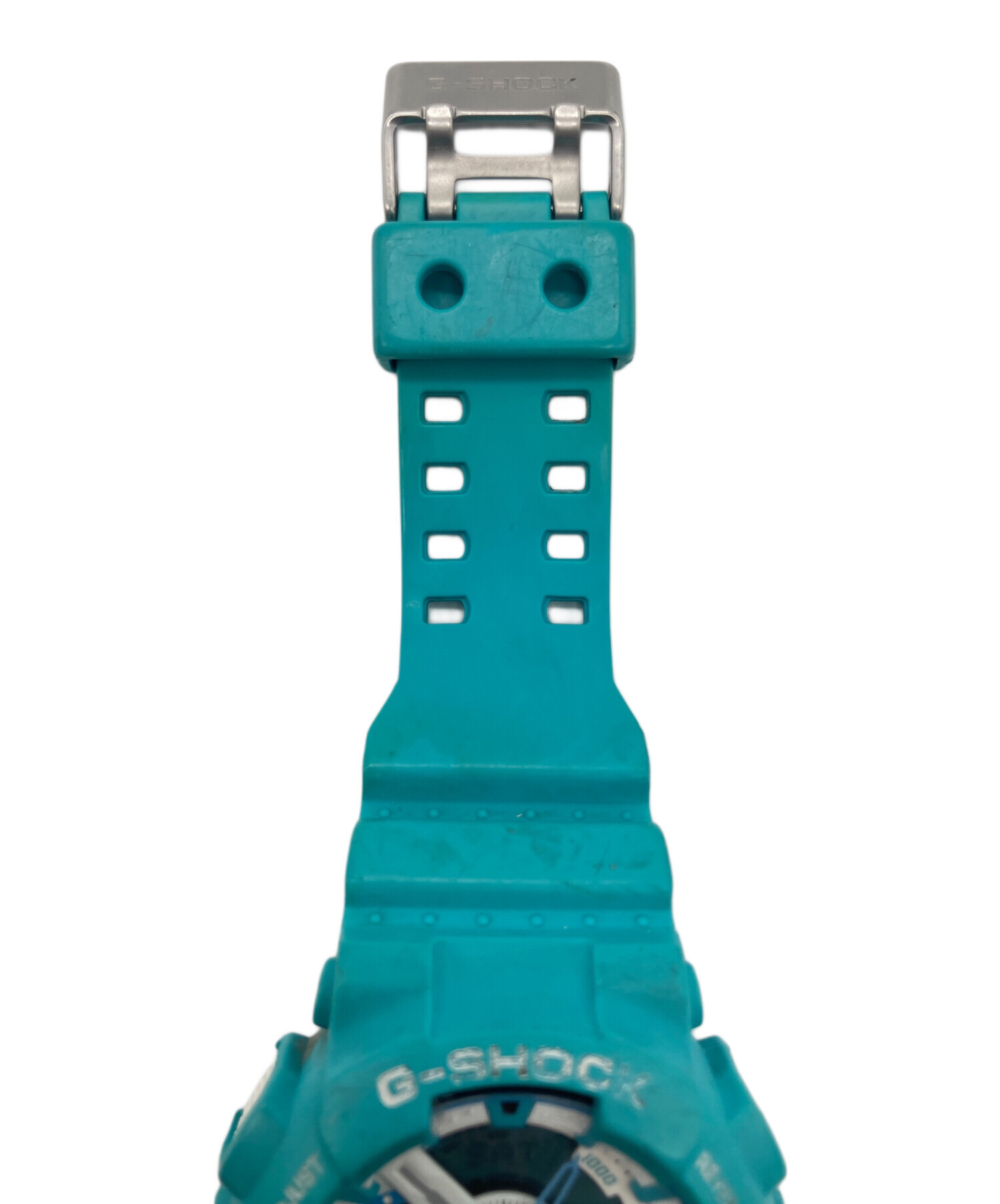 中古・古着通販】CASIO (カシオ) 腕時計 ブルー×ホワイト｜ブランド