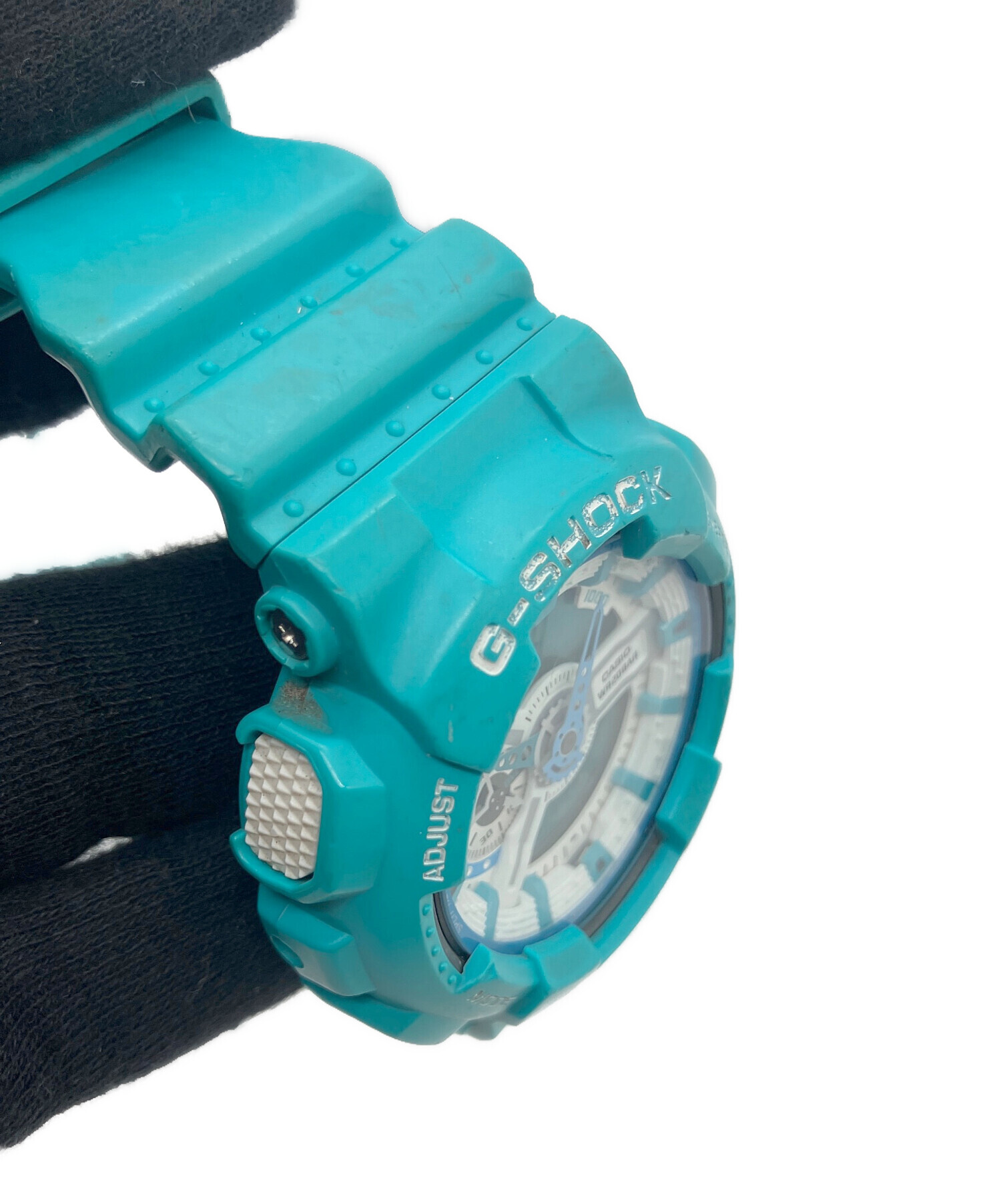 中古・古着通販】CASIO (カシオ) 腕時計 ブルー×ホワイト｜ブランド