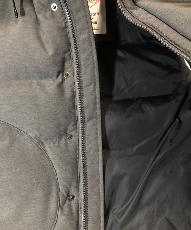 中古・古着通販】DANTON (ダントン) ダウンベスト グレー サイズ:M(UK