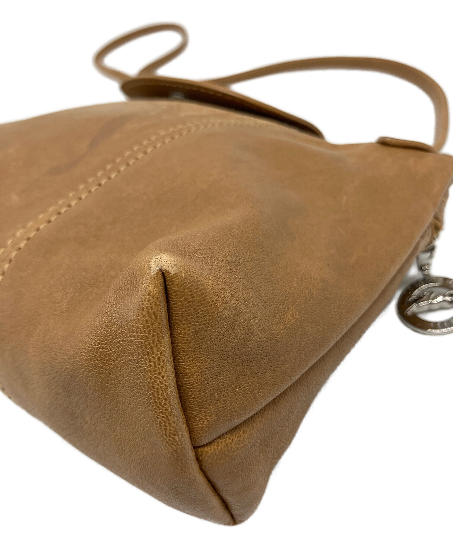 中古・古着通販】LONGCHAMP (ロンシャン) ショルダーバッグ ブラウン