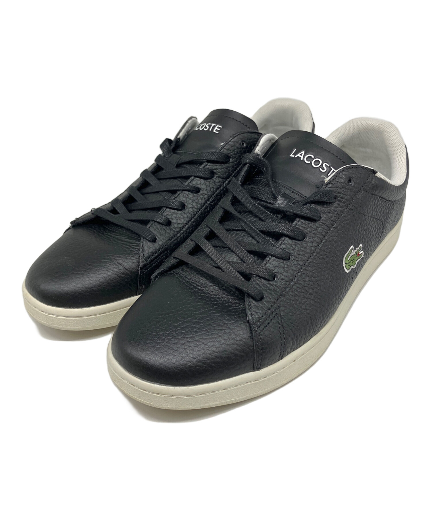 中古・古着通販】LACOSTE (ラコステ) スニーカー ブラック サイズ:UK9 