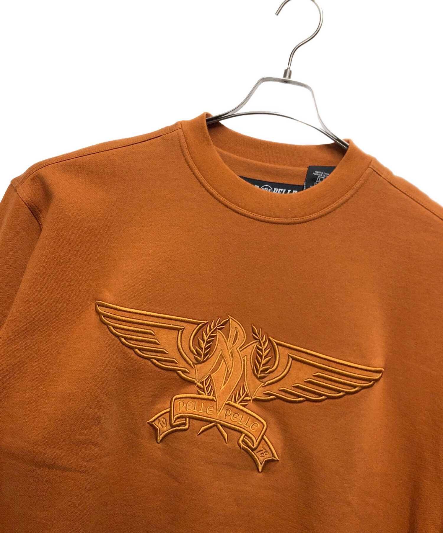 中古・古着通販】pellepelle (ペレペレ) スウェット オレンジ サイズ:L 