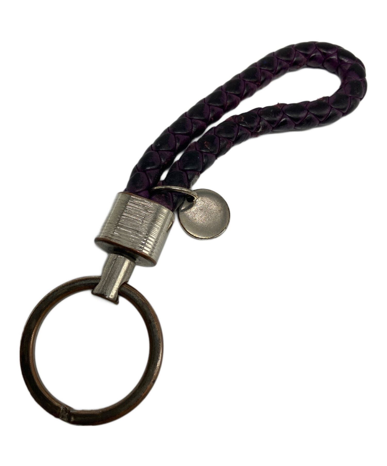 中古・古着通販】BOTTEGA VENETA (ボッテガベネタ) レザーキーリング