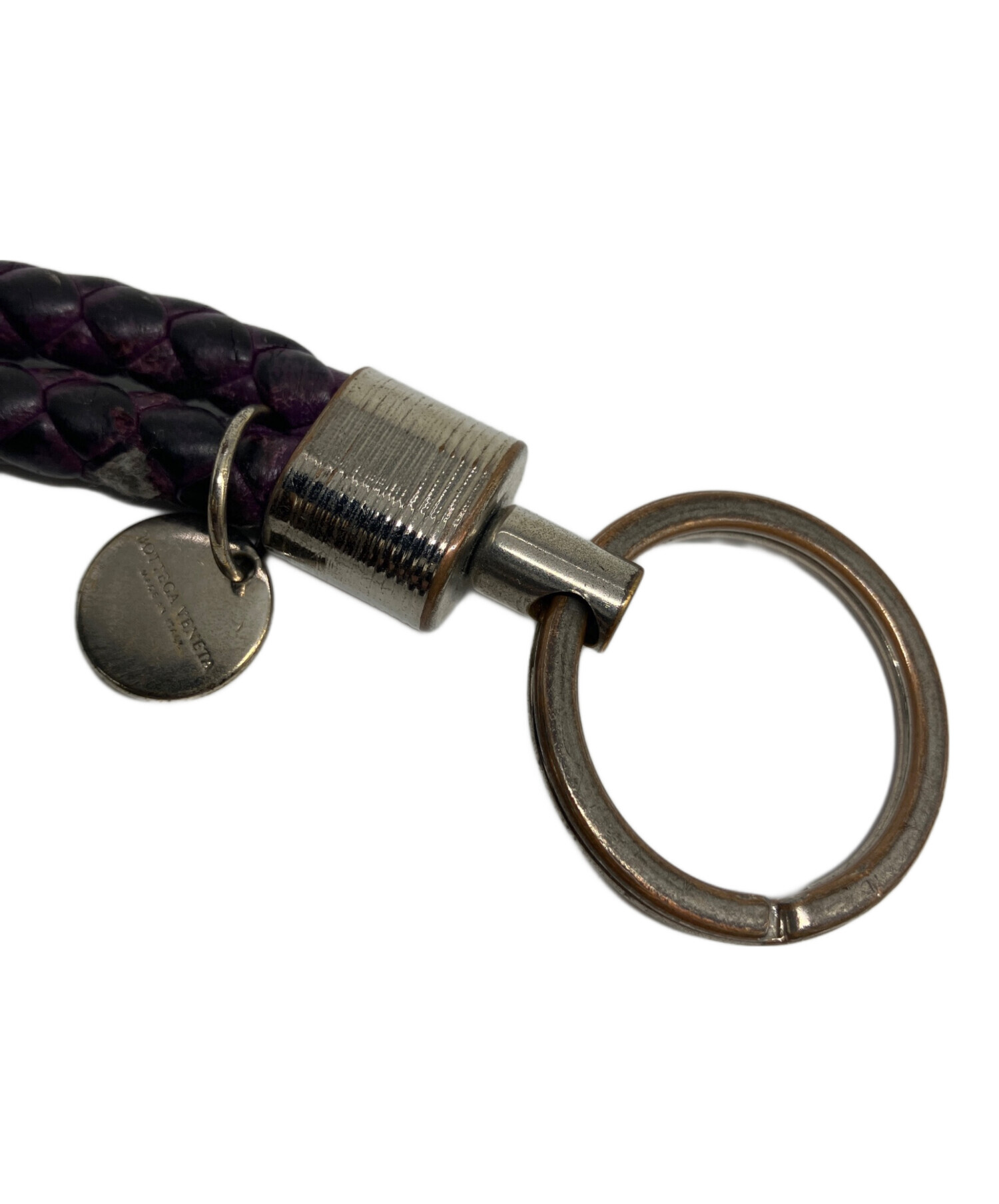中古・古着通販】BOTTEGA VENETA (ボッテガベネタ) レザーキーリング