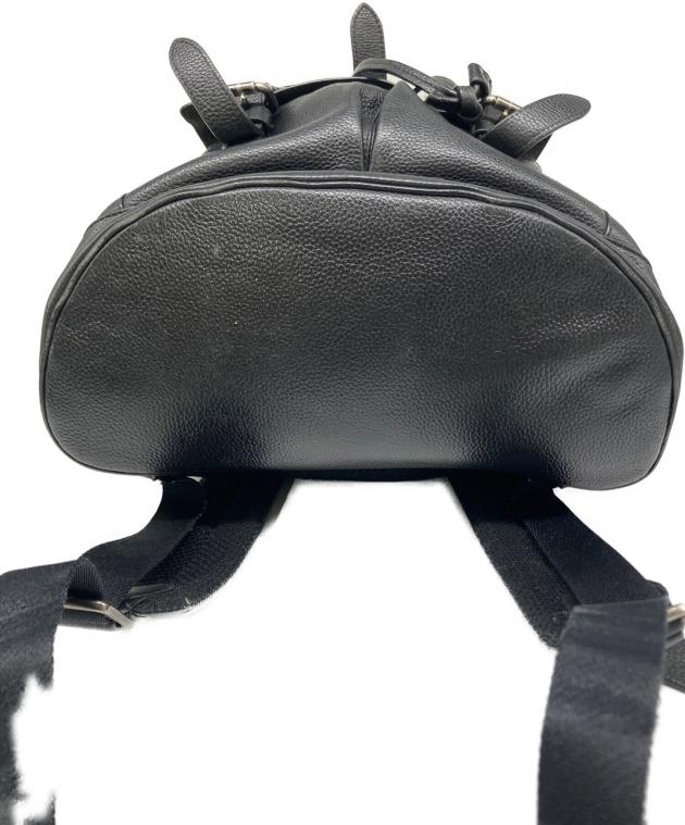 中古・古着通販】COACH (コーチ) レザーリュック ブラック｜ブランド
