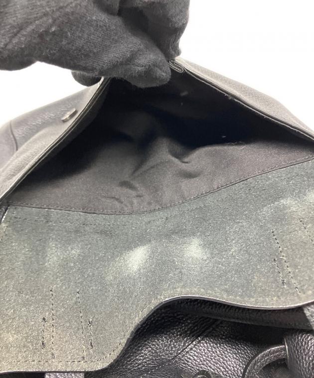 中古・古着通販】COACH (コーチ) レザーリュック ブラック｜ブランド