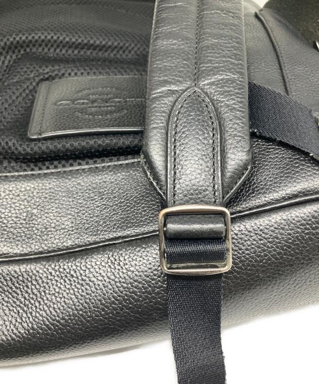 中古・古着通販】COACH (コーチ) レザーリュック ブラック｜ブランド