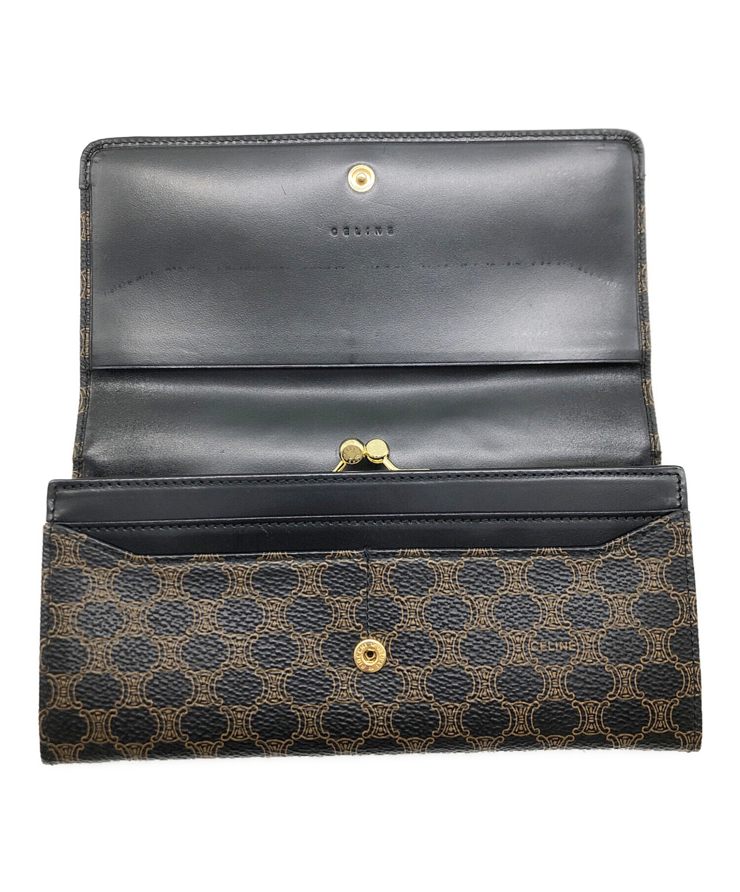 中古・古着通販】CELINE (セリーヌ) 長財布 ブラウン｜ブランド・古着 