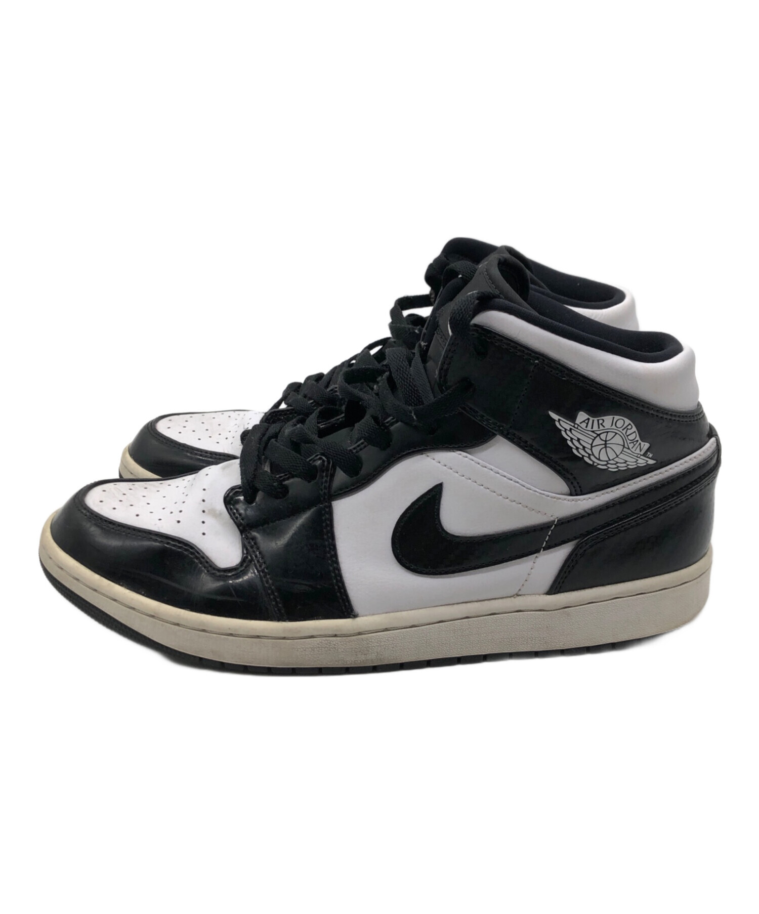 中古・古着通販】NIKE (ナイキ) AIR JORDAN1 ブラック×ホワイト サイズ 