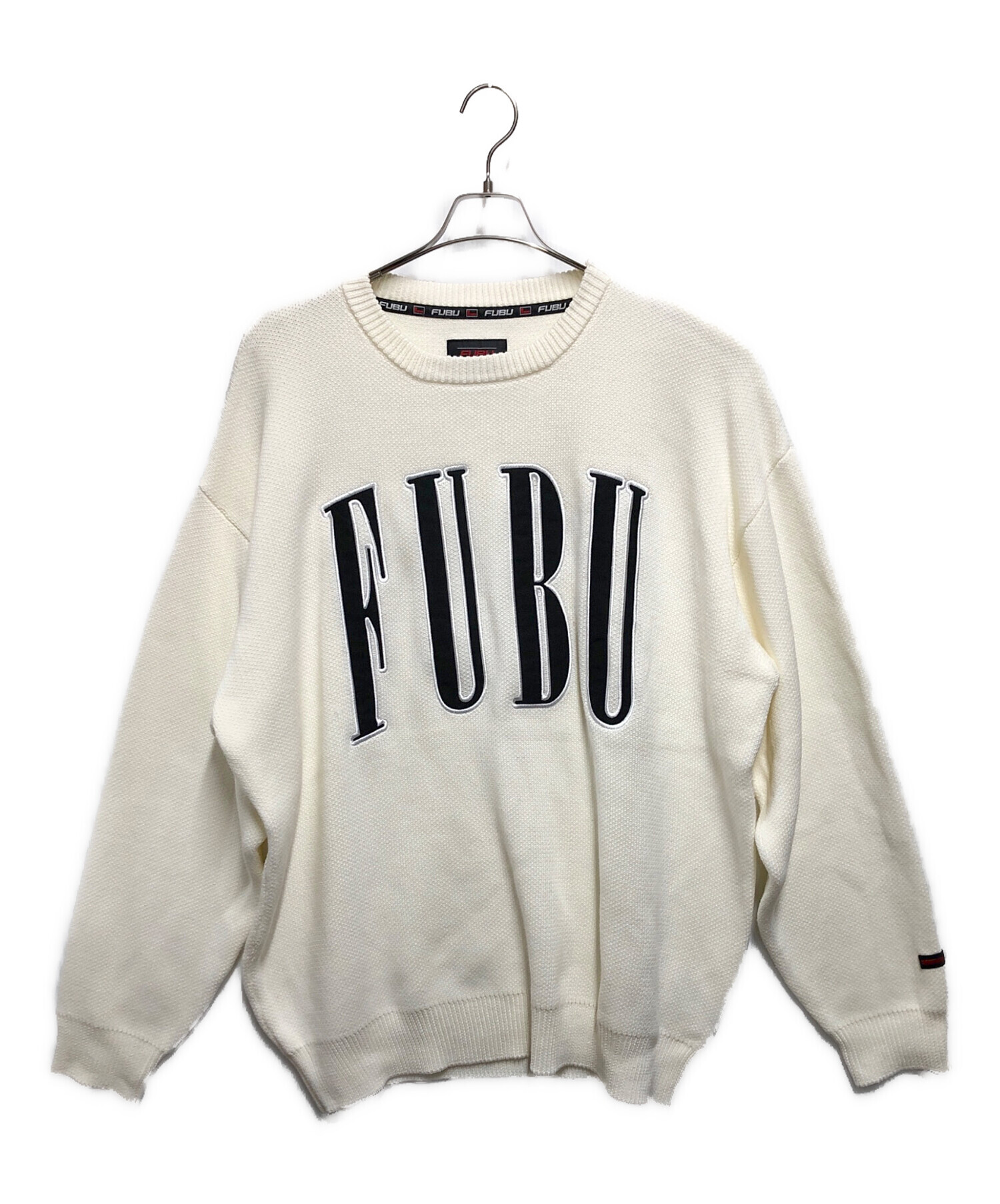 中古・古着通販】FUBU (フブ) ニット ホワイト サイズ:SIZE XXL