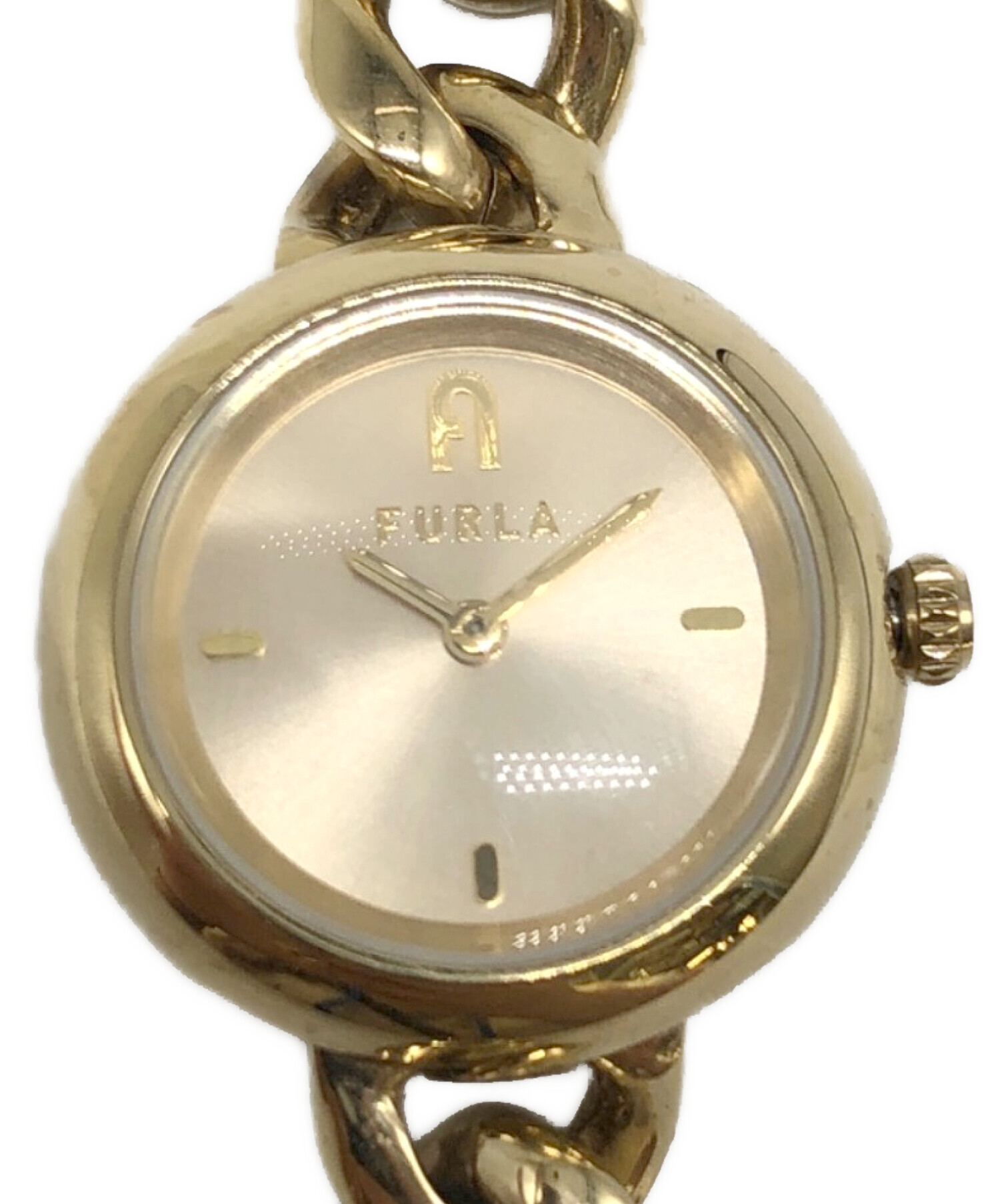 中古・古着通販】FURLA (フルラ) 腕時計 ゴールド｜ブランド・古着通販