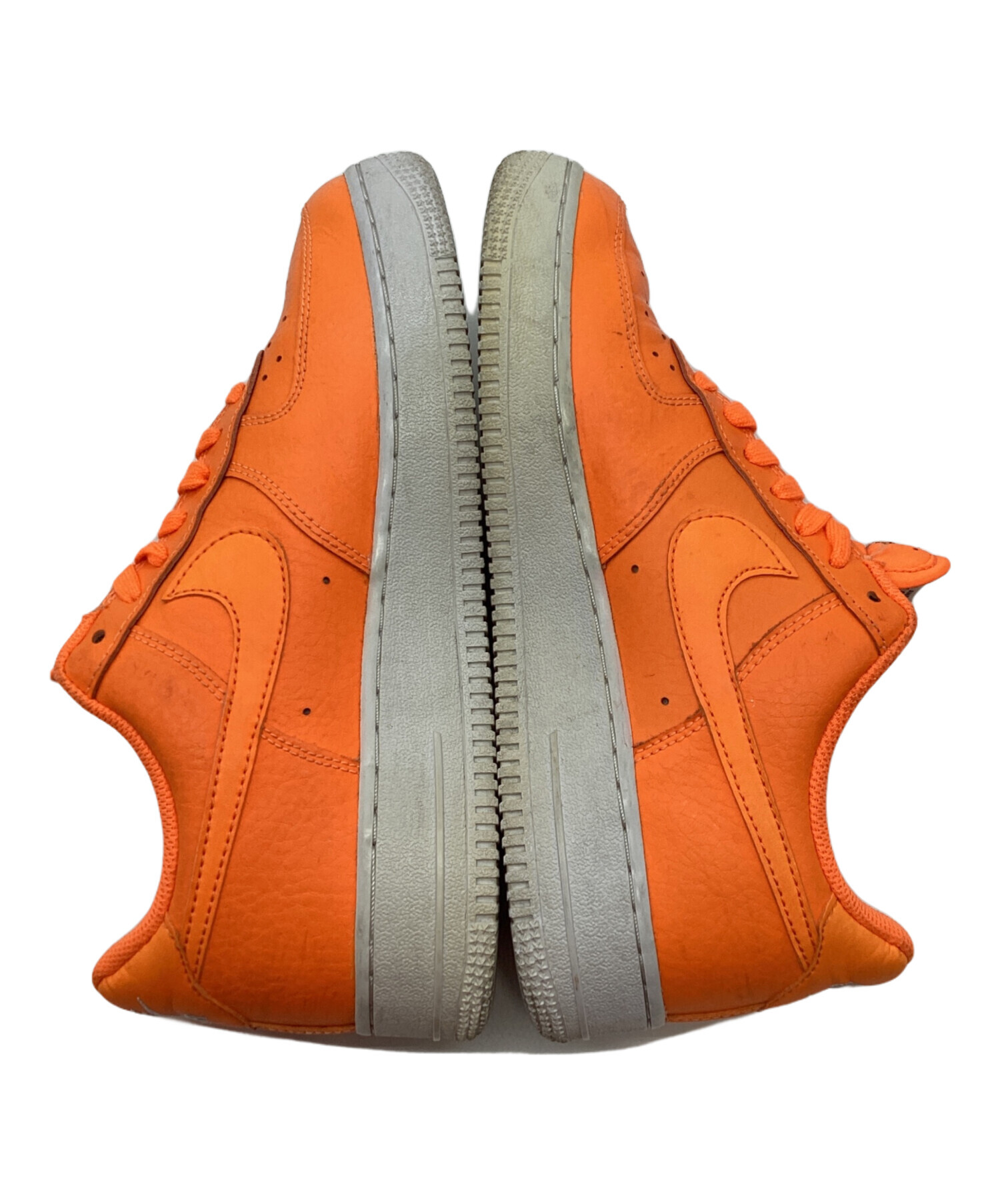 中古・古着通販】NIKE (ナイキ) AIR FORCE 1 07 LV8 JDI LTHR オレンジ