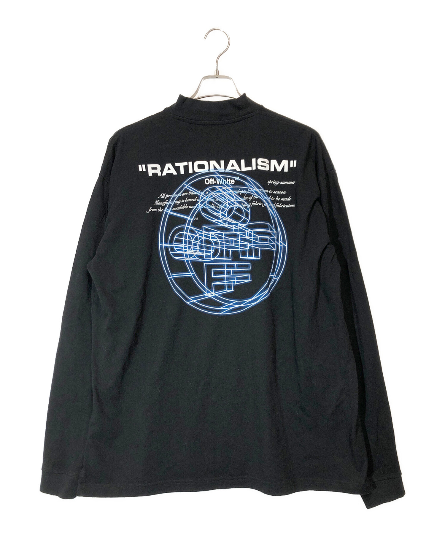 中古・古着通販】OFFWHITE (オフホワイト) モックネックカットソー 