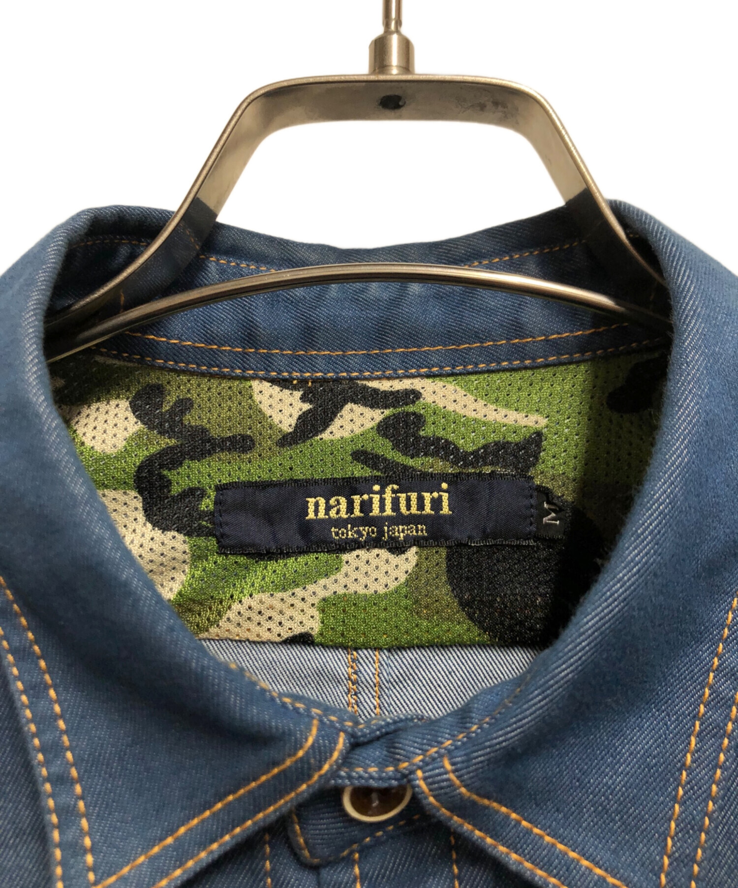 中古・古着通販】narifuri (ナリフリ) Dry denim shirts（ドライデニム