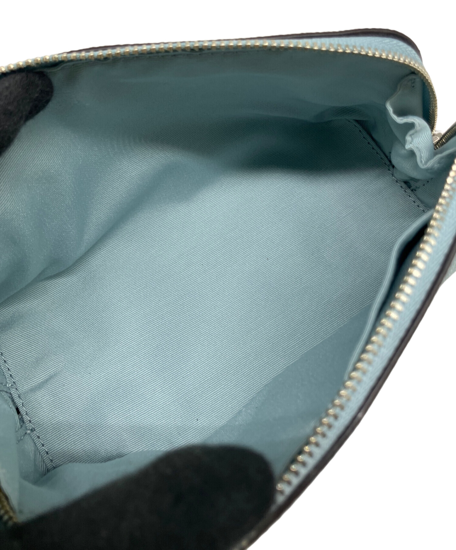 中古・古着通販】COACH (コーチ) ポーチ スカイブルー｜ブランド・古着 