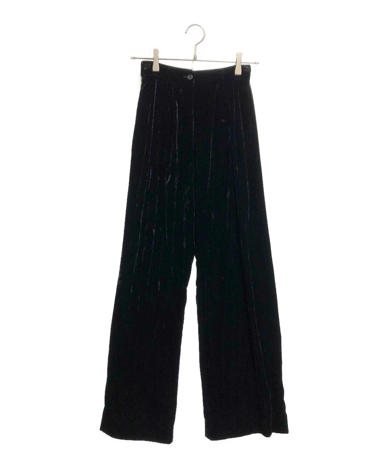 CLANEクラネ完売 ベロアパンツ SALE】CLANE(クラネ) VELOR TUCK WIDE PANTS - COLDBECK ONLINE