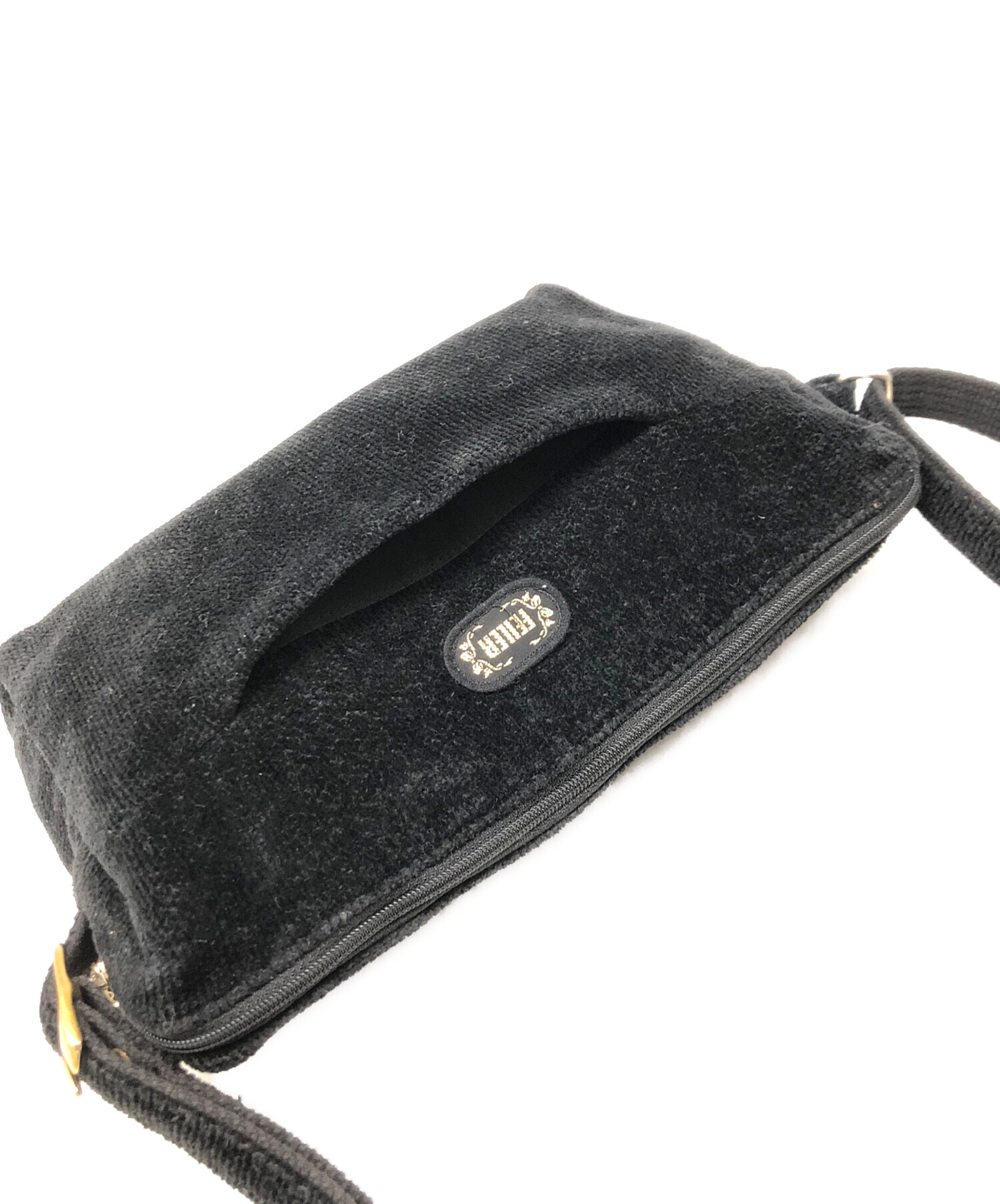 中古・古着通販】FEILER (フェイラー) ショルダーバッグ ブラック
