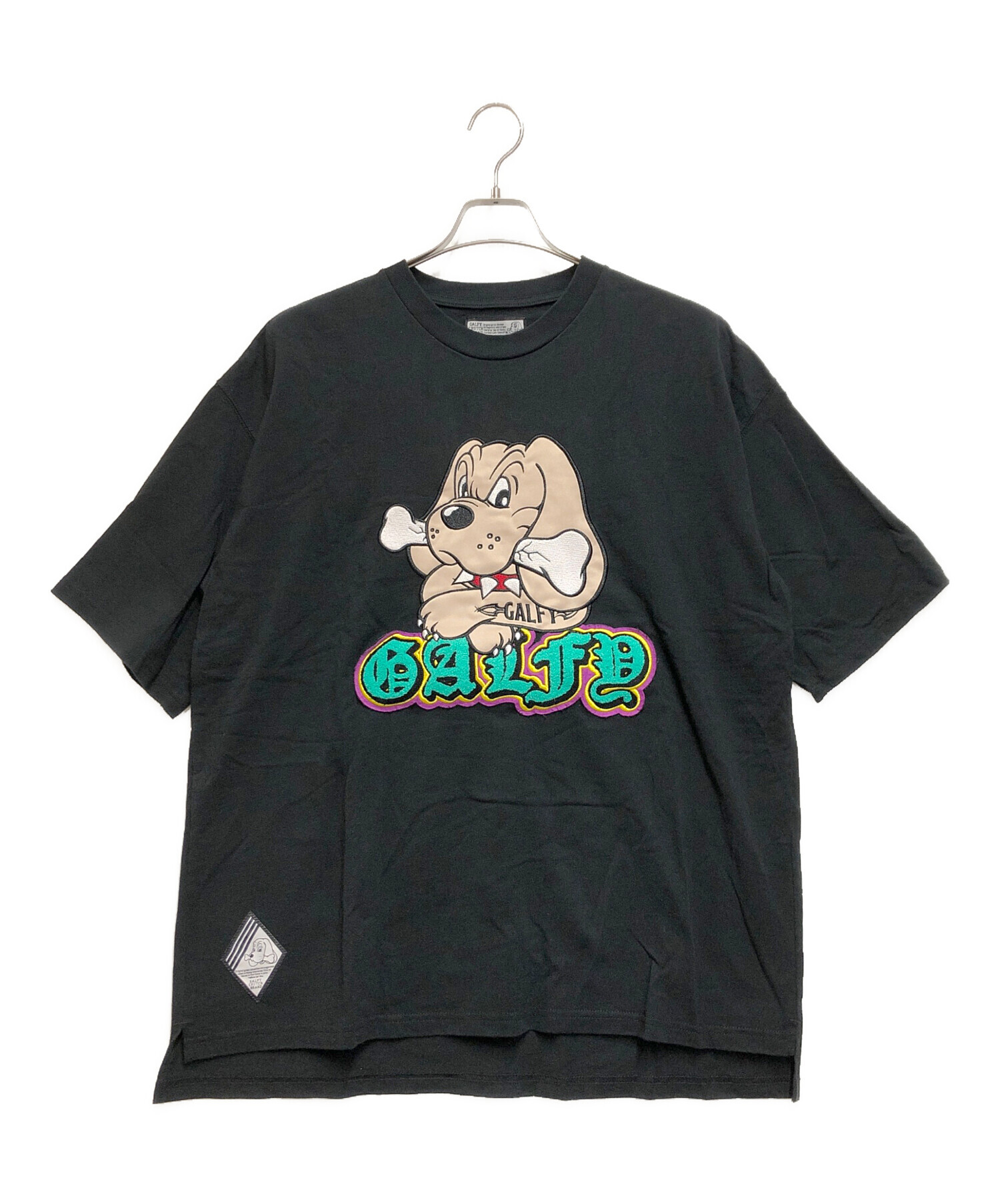 中古・古着通販】GALFY (ガルフィー) 安定 Tシャツ ブラック サイズ