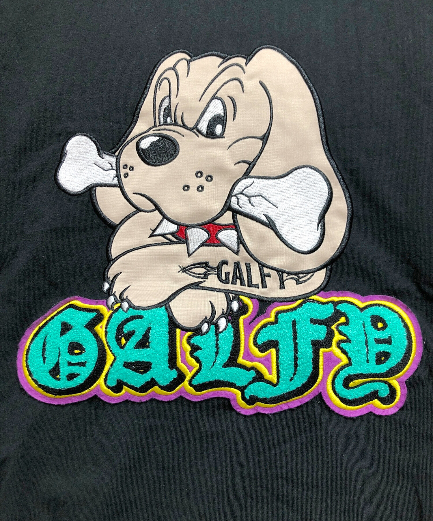 中古・古着通販】GALFY (ガルフィー) 安定 Tシャツ ブラック サイズ 
