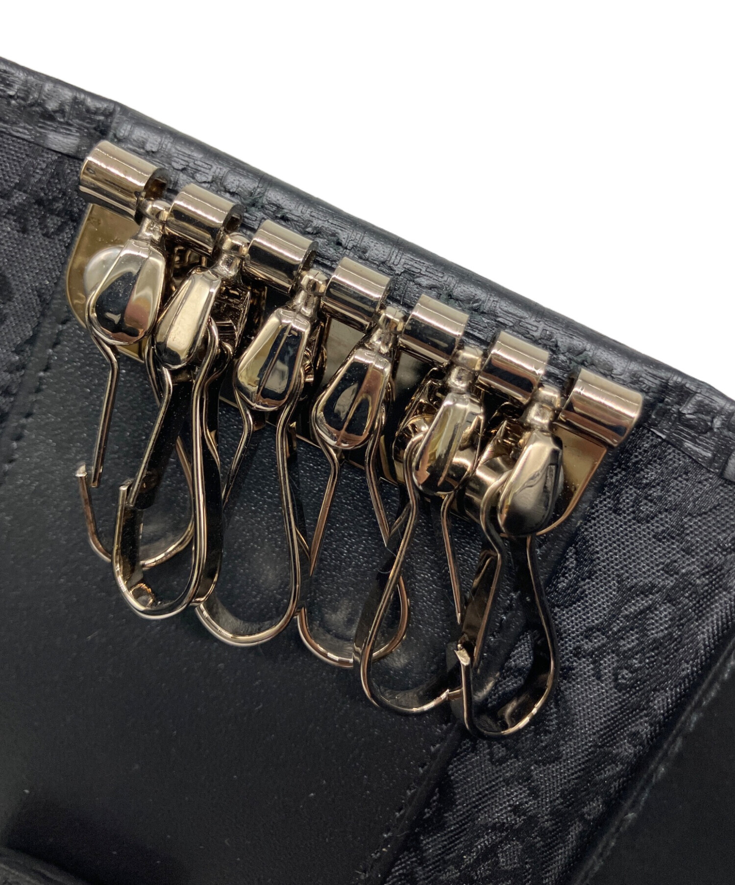 【おた様限定】未使用DUNHILL キーケース 6連キーホルダー お買上証明書付 ダンヒル シグネチャー キーケース メンズ 父の日 ブランド 革小物 6連