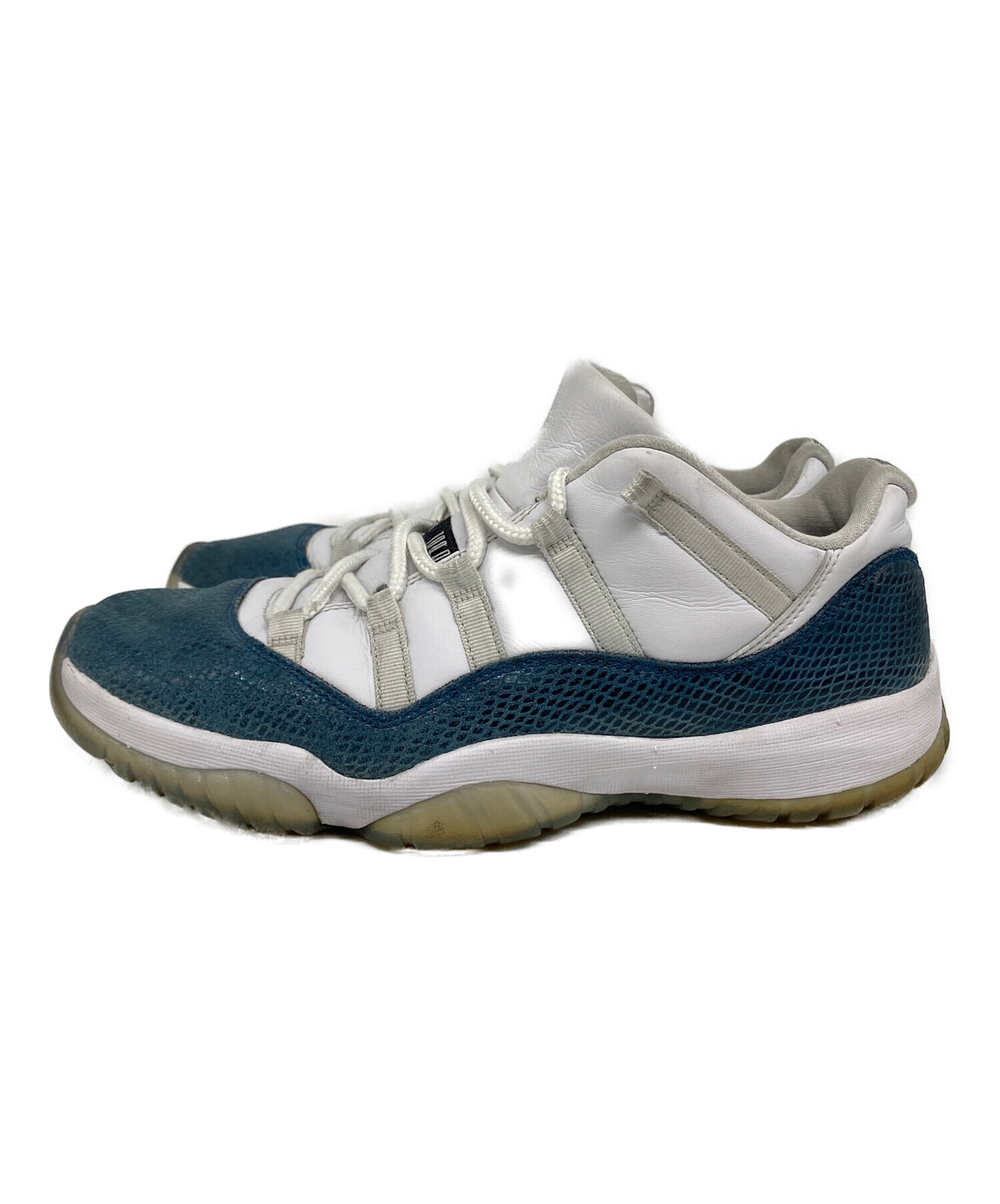 中古・古着通販】NIKE (ナイキ) AIR JORDAN 11 LOW ホワイト×ネイビー 