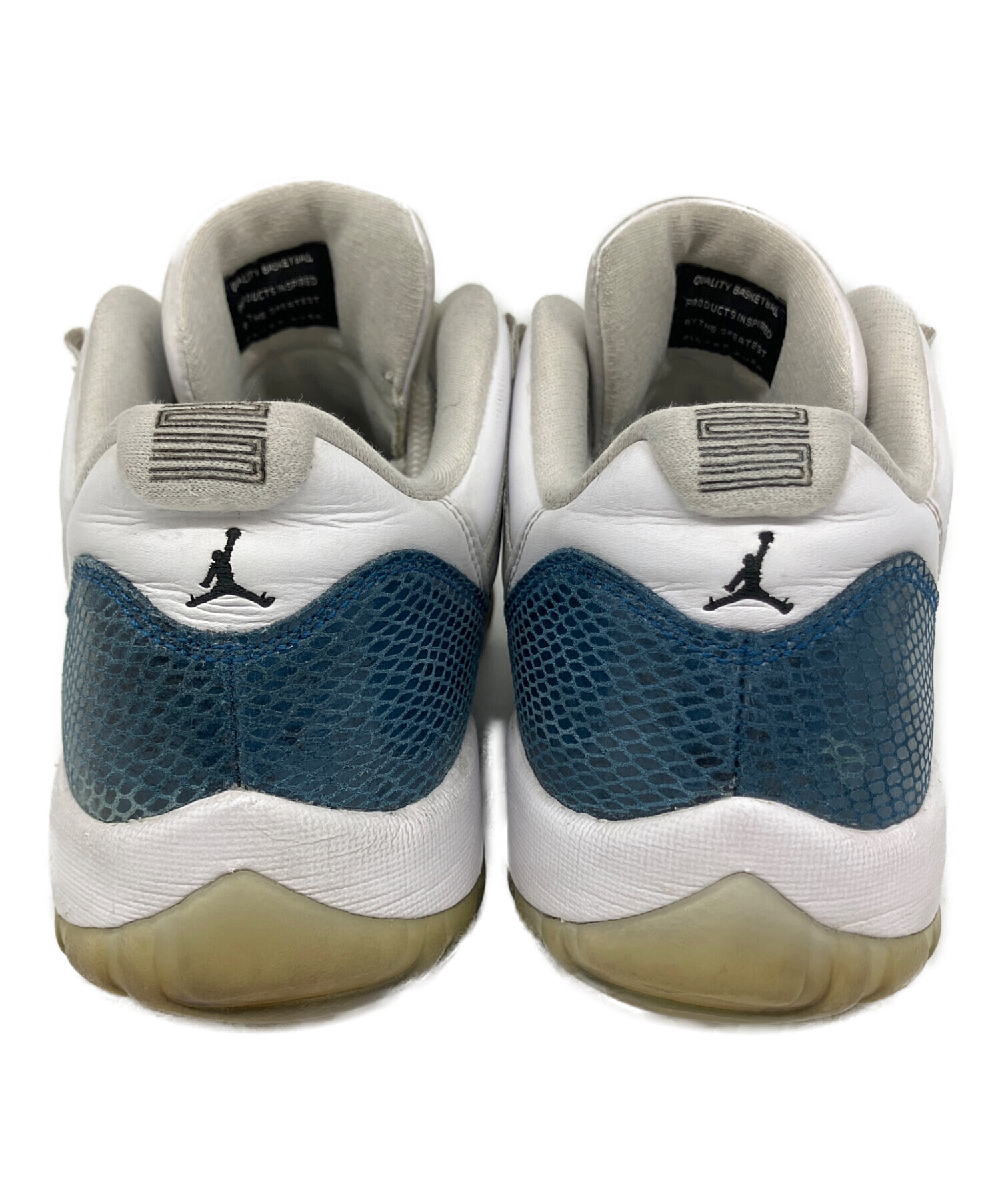 中古・古着通販】NIKE (ナイキ) AIR JORDAN 11 LOW ホワイト×ネイビー 