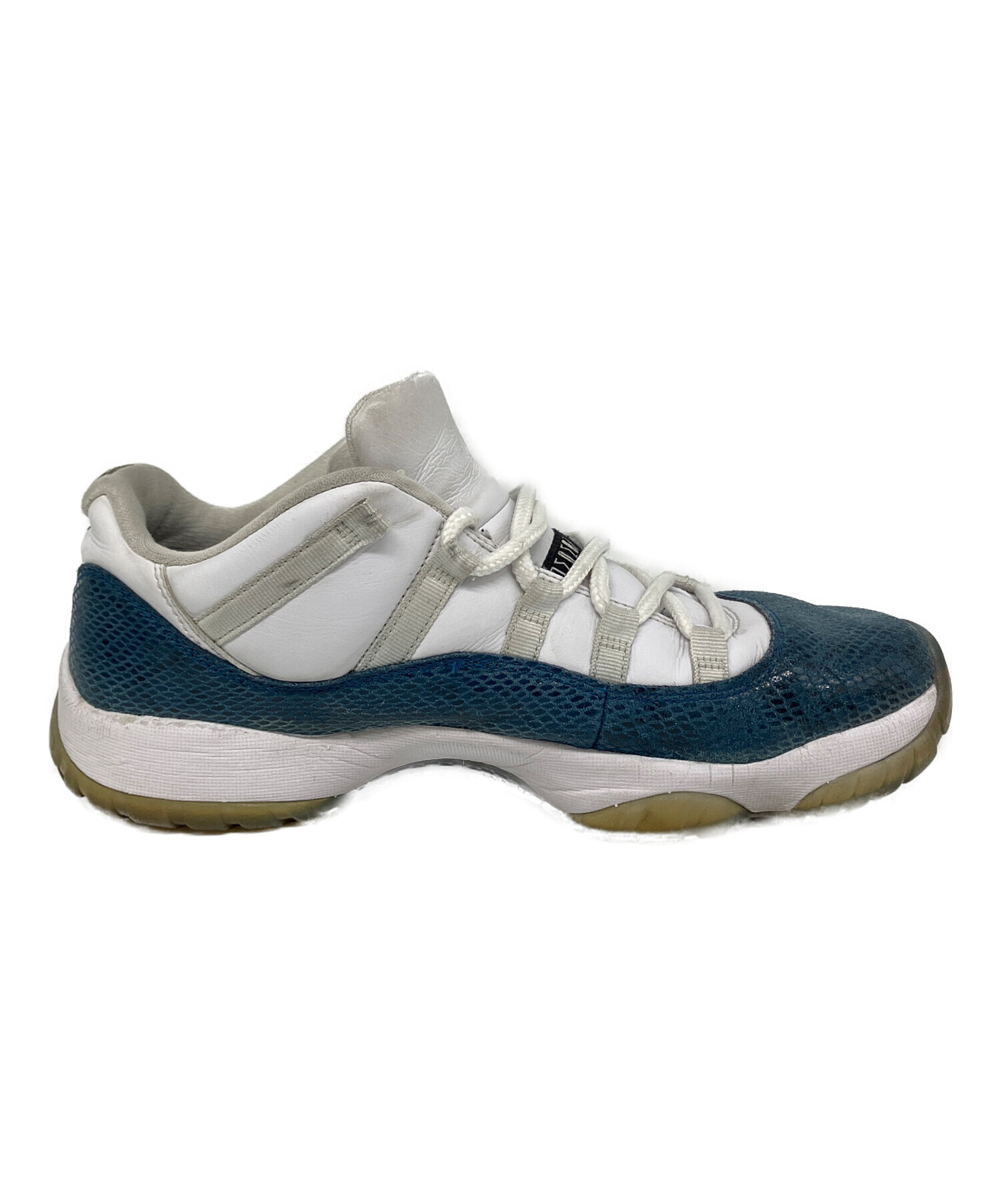 中古・古着通販】NIKE (ナイキ) AIR JORDAN 11 LOW ホワイト×ネイビー 