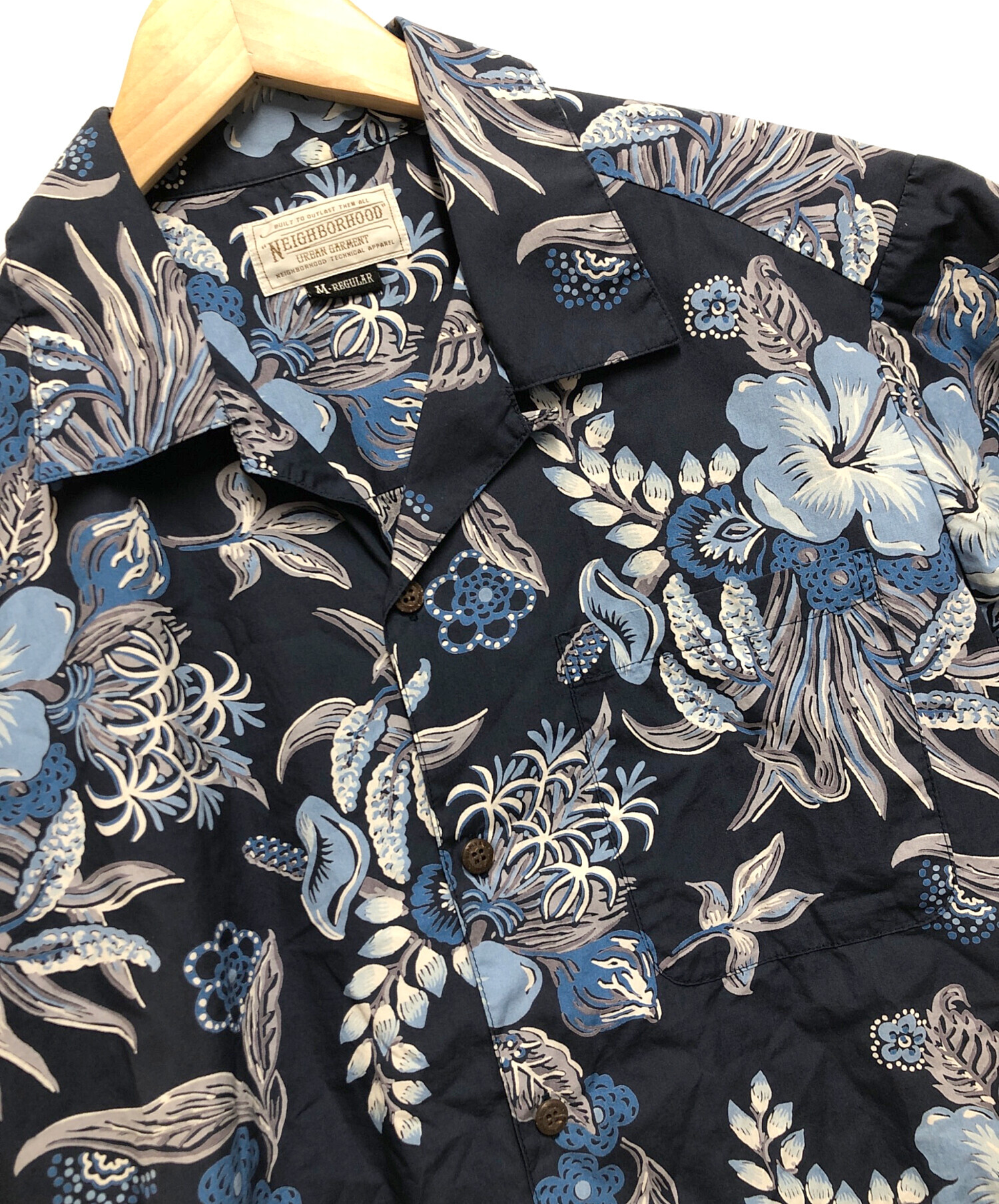 中古・古着通販】NEIGHBORHOOD (ネイバーフッド) アロハシャツ ブルー  