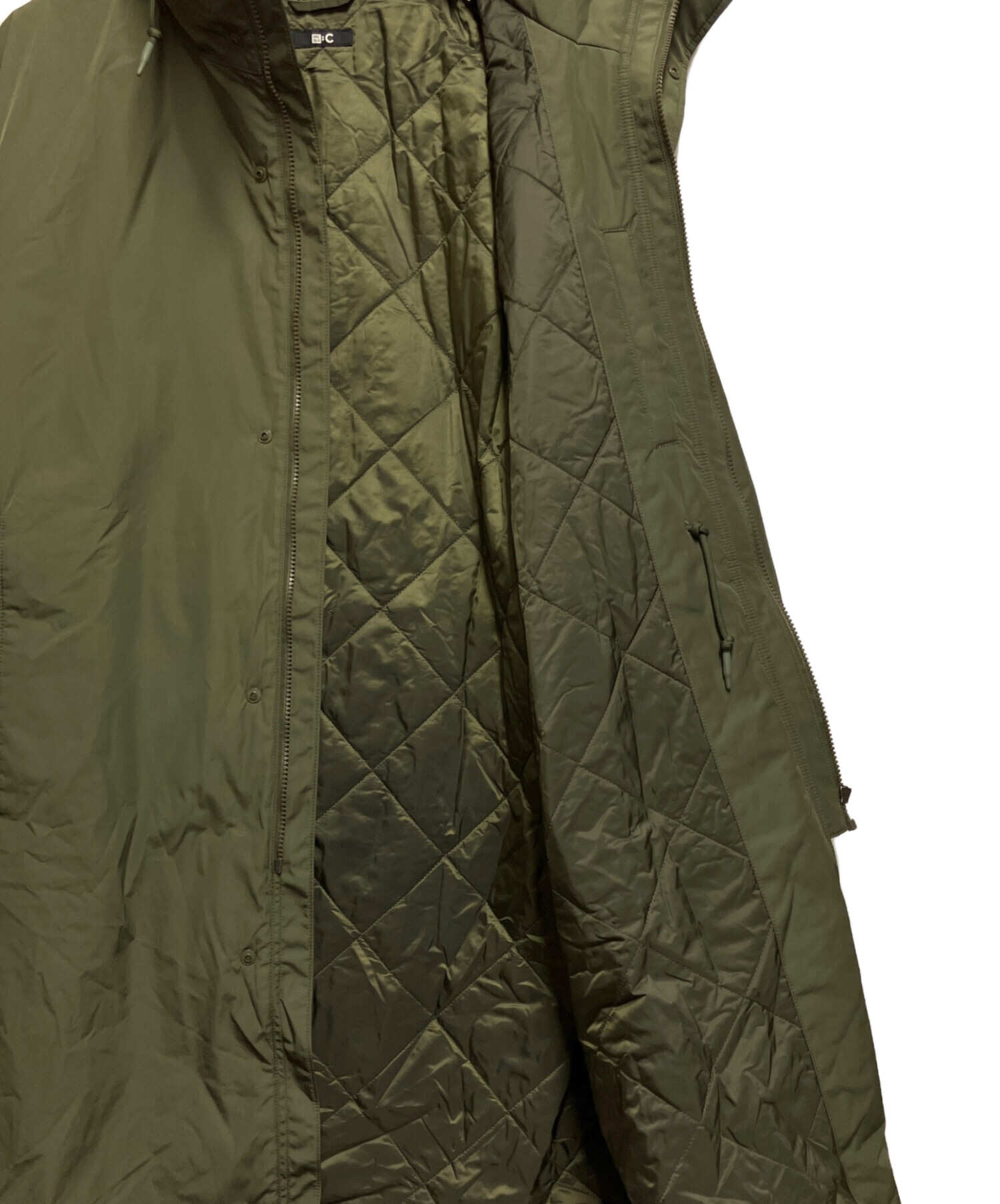 中古・古着通販】UNIQLO (ユニクロ) フーデッドコート グリーン サイズ