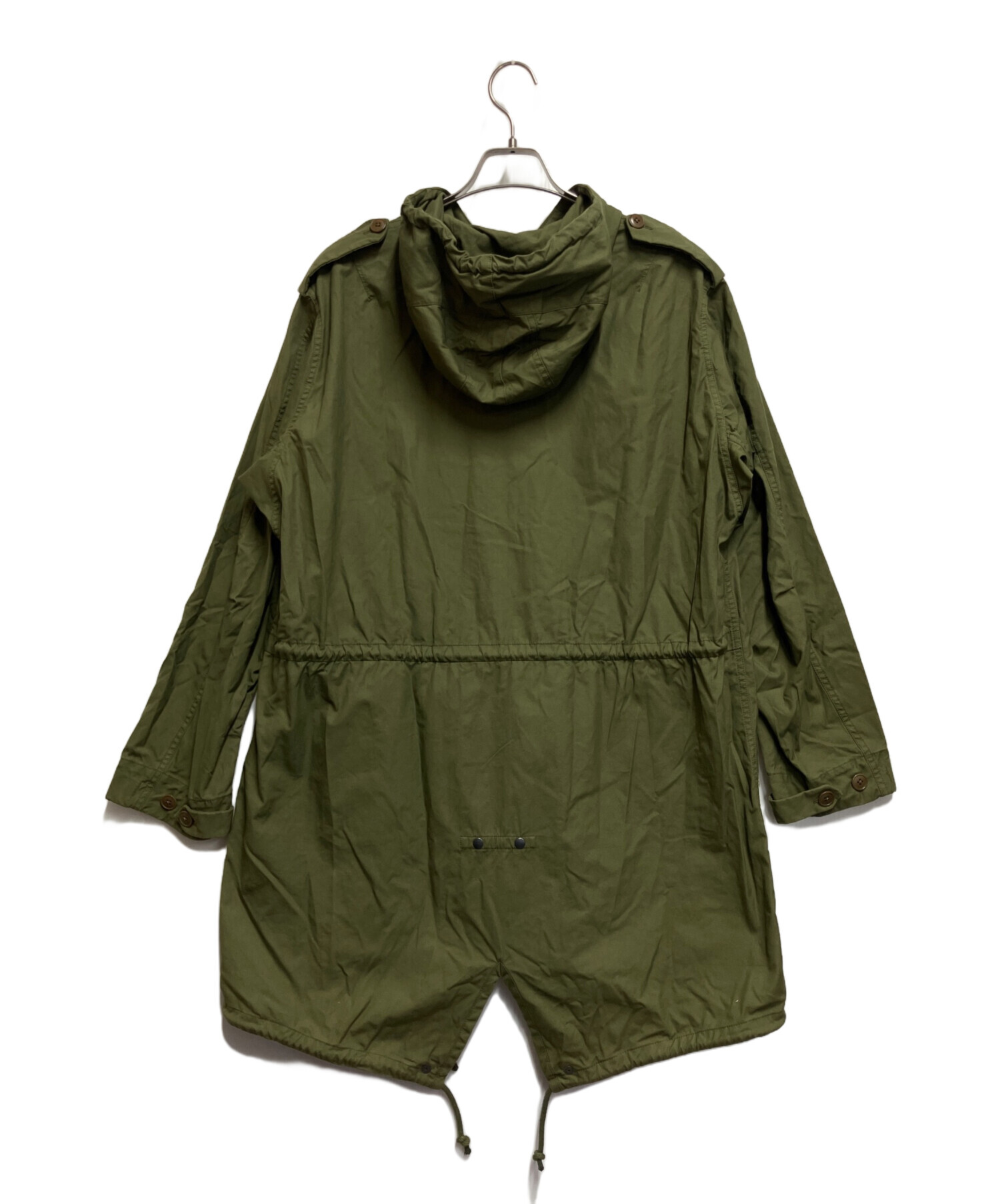 YAECA ヤエカ LIKE WEAR モッズコート　34 中古・古着通販】YAECA (ヤエカ) モッズコート グリーン サイズ:38