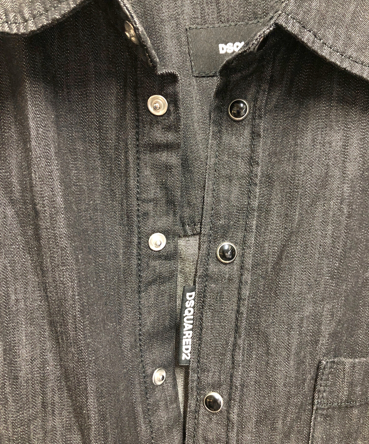 中古・古着通販】DSQUARED2 (ディースクエアード) デニムシャツ 