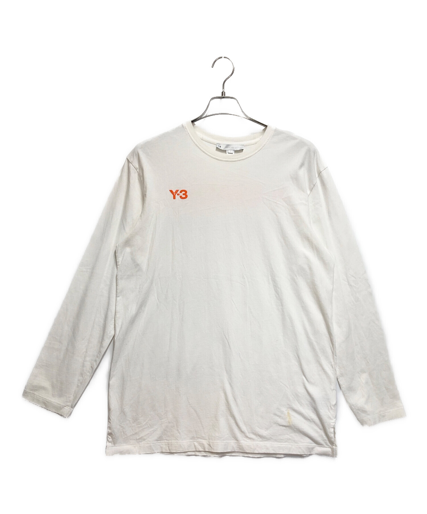 中古・古着通販】Y-3 (ワイスリー) GRAPHIC LONG SLEEVE TEE ホワイト 