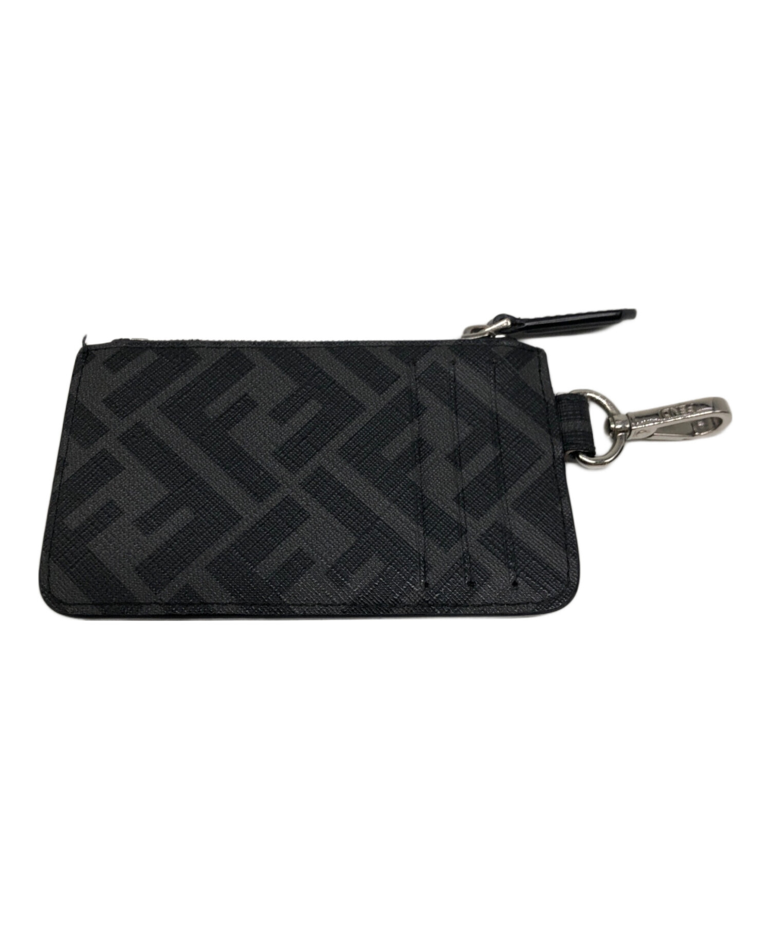 中古・古着通販】FENDI (フェンディ) コインケース ブラック×イエロー 