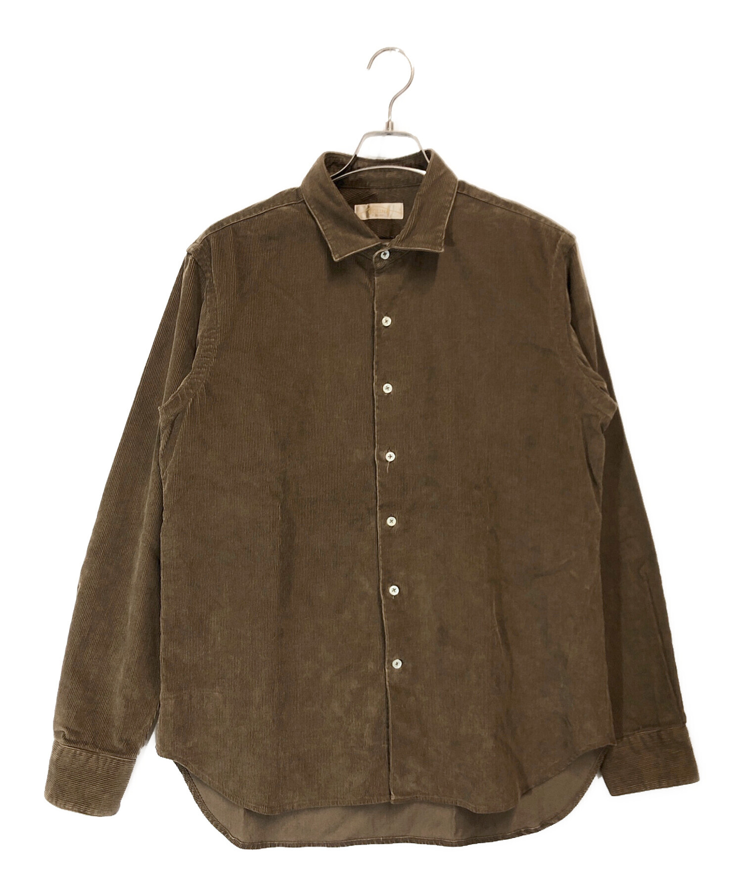 中古・古着通販】COLINA (コリーナ) コーデュロイシャツ ブラウン
