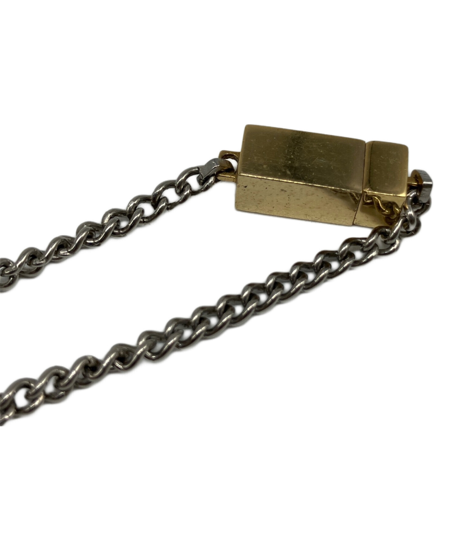 中古・古着通販】FENDI (フェンディ) ネックレス シルバー×ゴールド
