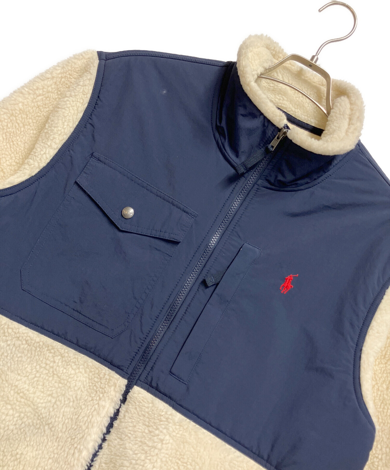 POLO RALPH LAUREN ネイビー ジャケット POLO RALPH LAUREN ポロ・ラルフローレン 紺 ブレザー ウール