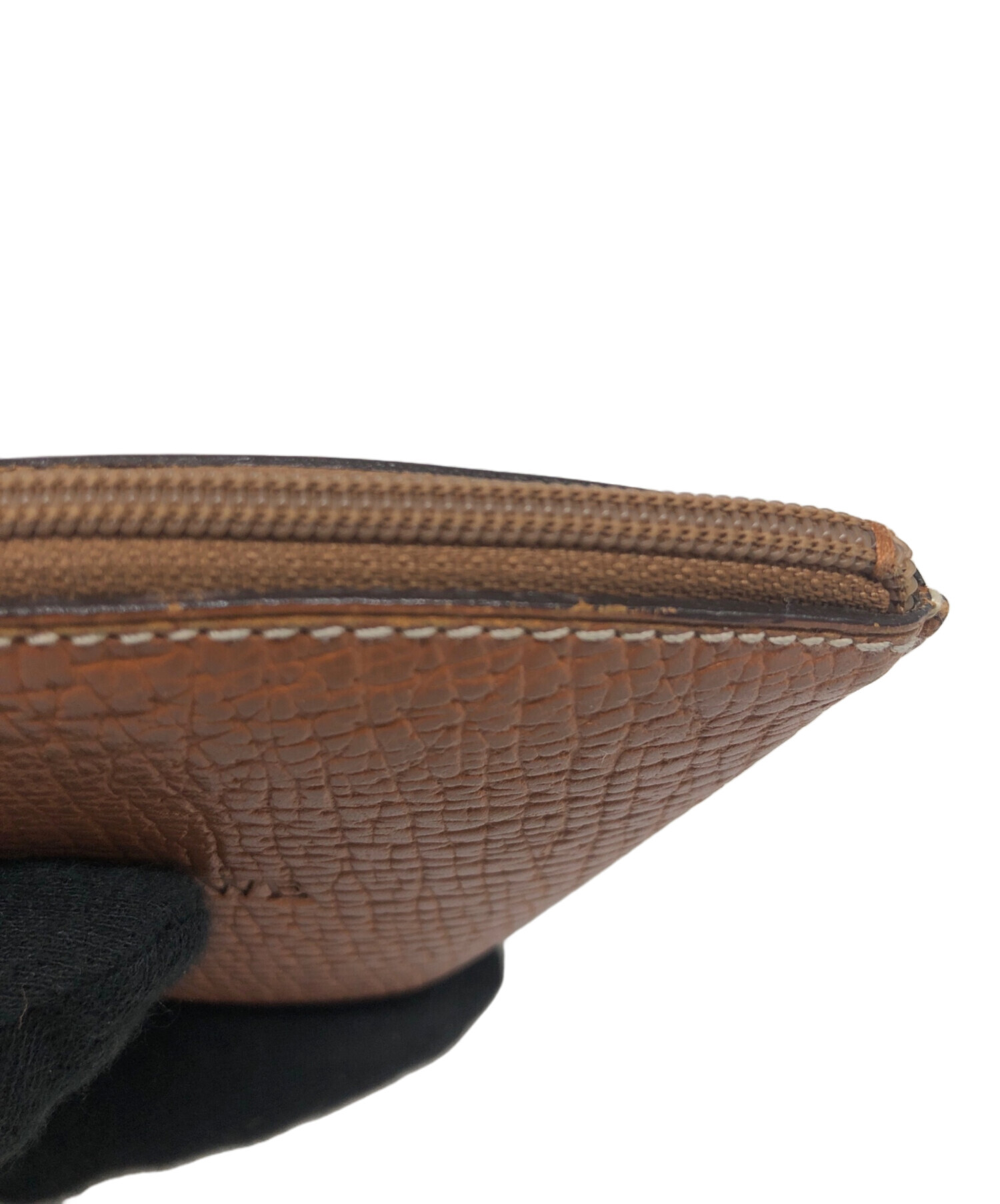 中古・古着通販】LOEWE (ロエベ) トライアングルコインケース ブラウン