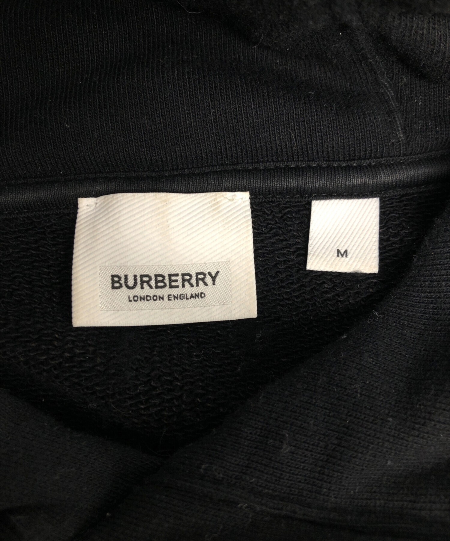 BURBERRY(バーバリー)モノグラムモチーフコットンフーディー 中古・古着通販】BURBERRY (バーバリー) モノグラムモチーフ コットン