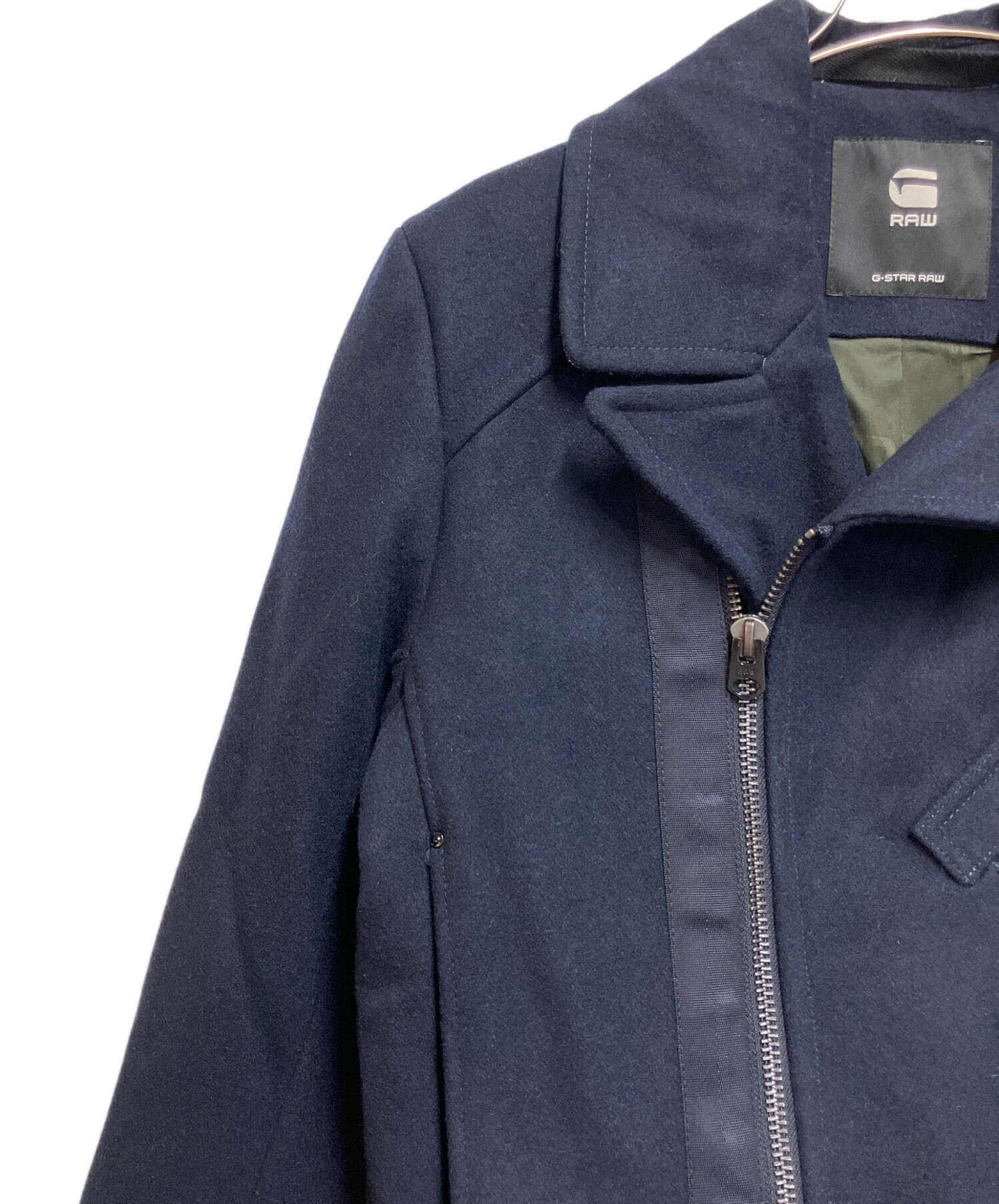 中古・古着通販】G-STAR RAW (ジースターロゥ) BikerWoolLongCoat 