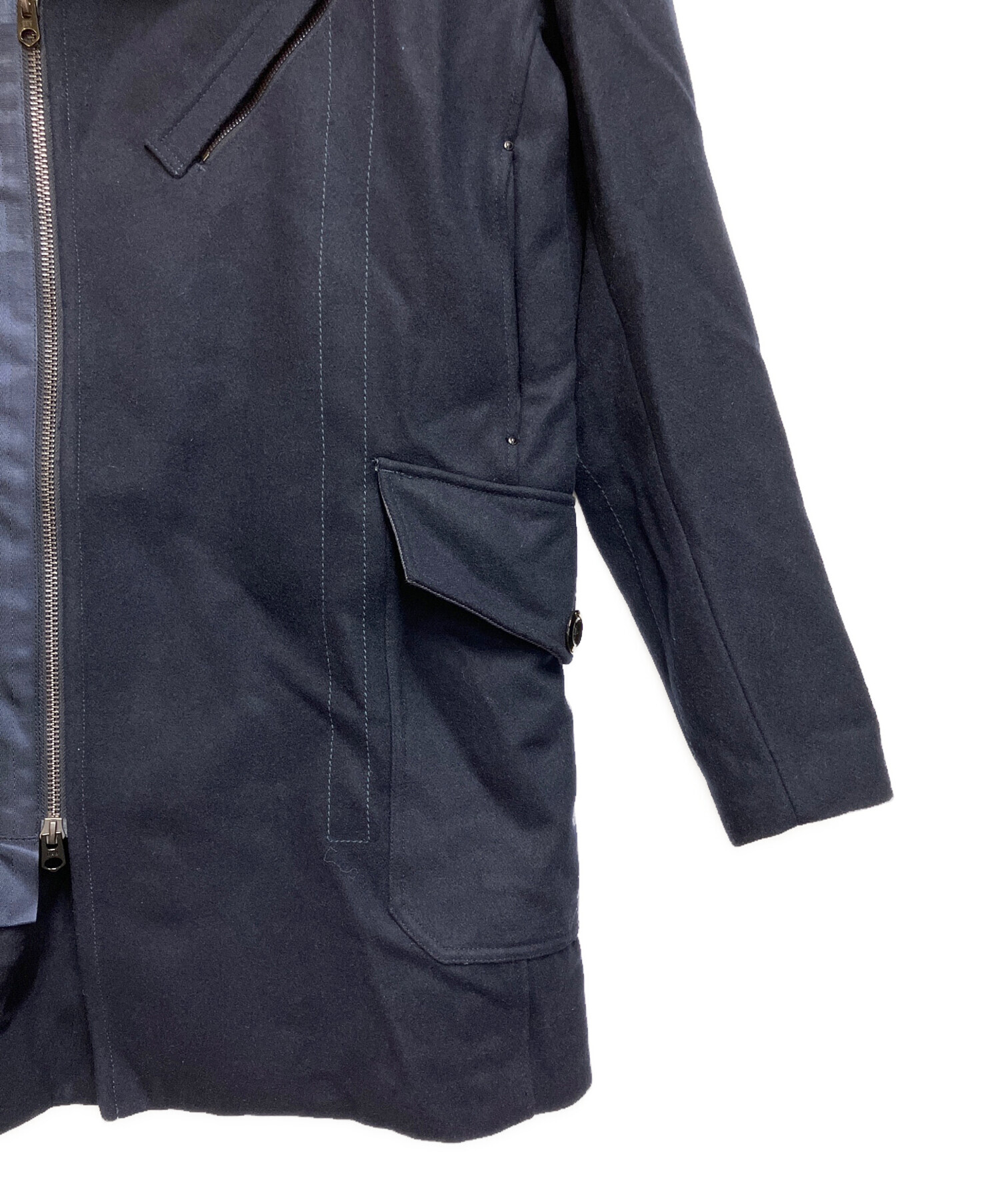 高*寛様 XL ジースター ロゥ 定価4.5万 Wool Long Coat ユ 中古・古着通販】G-STAR RAW (ジースターロゥ) BikerWoolLongCoat