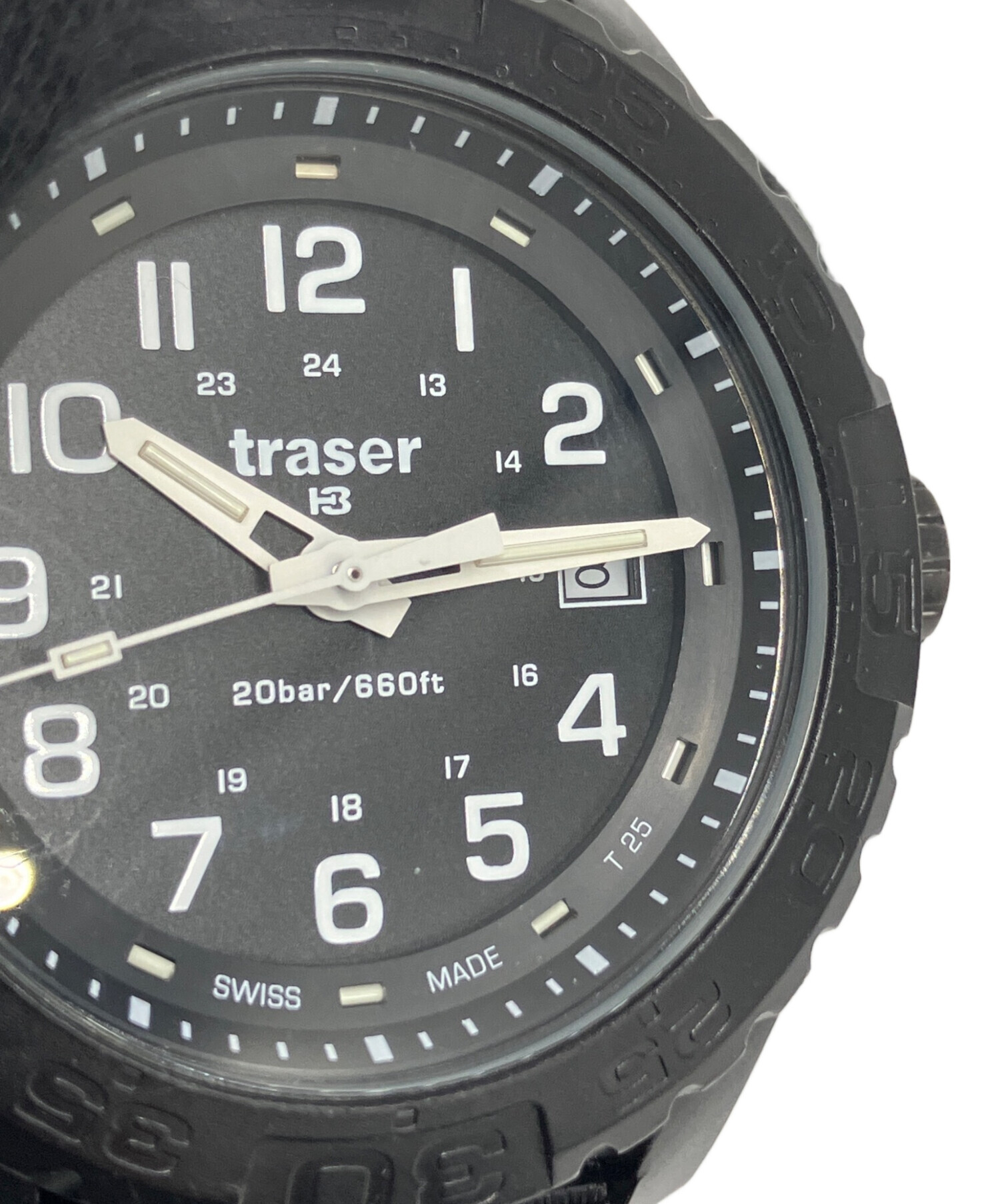 中古・古着通販】traser (トレーサー) 腕時計 ブラック｜ブランド