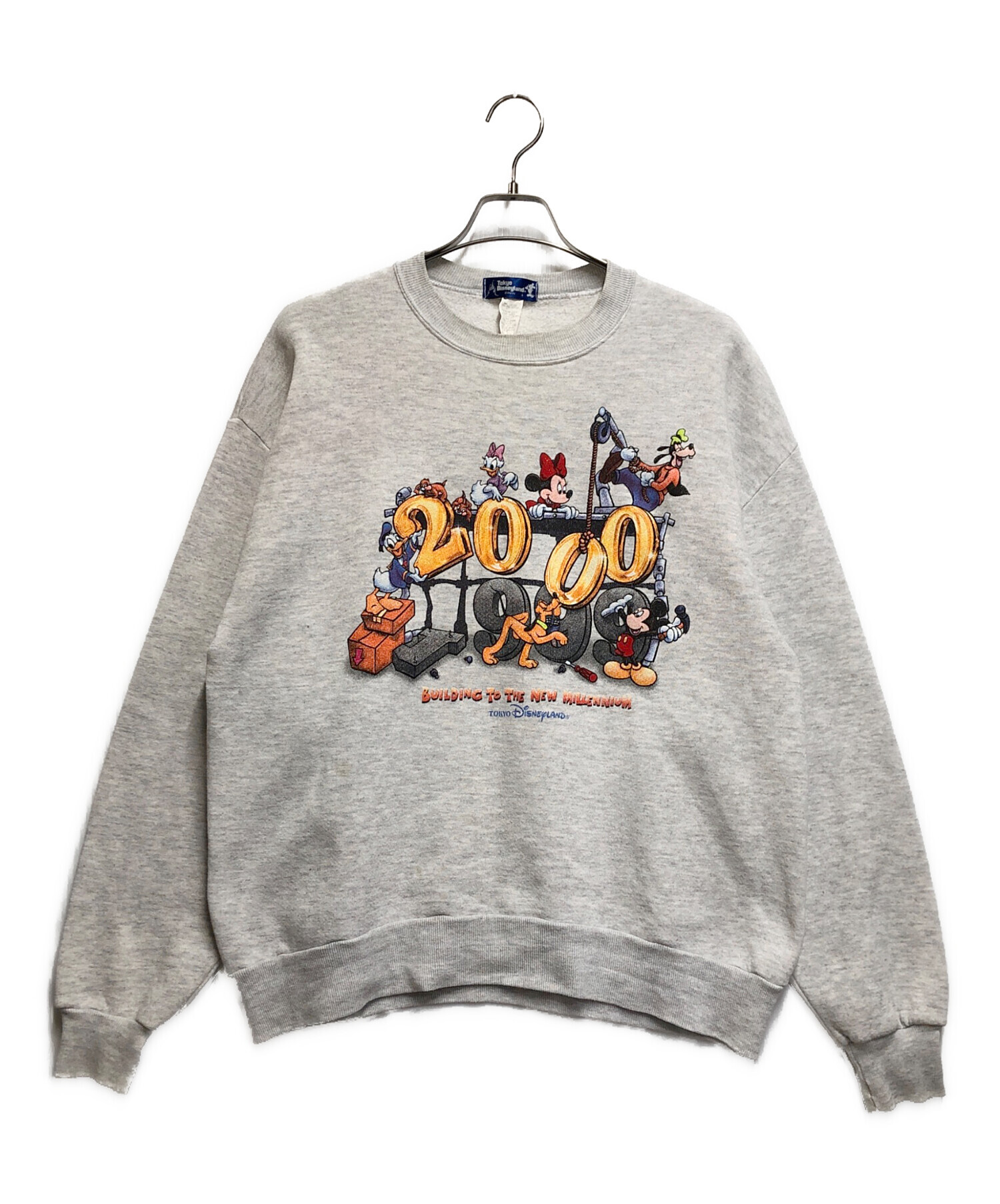 古着　ディズニー　スウェット 中古・古着通販】DISNEY (ディズニー) スウェット ライトグレー サイズ