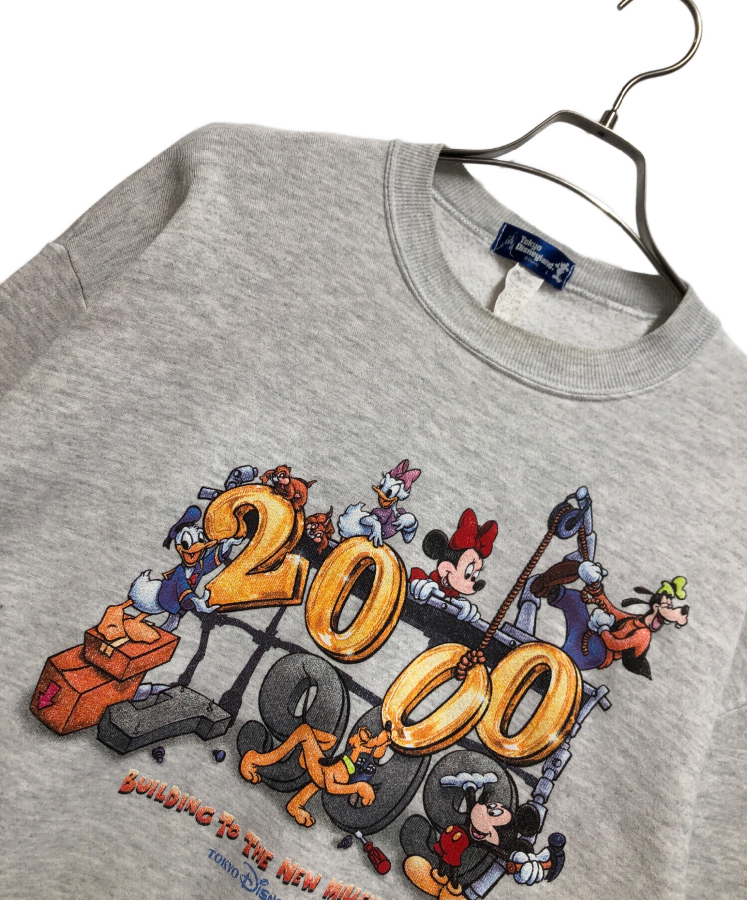 中古・古着通販】DISNEY (ディズニー) スウェット ライトグレー サイズ