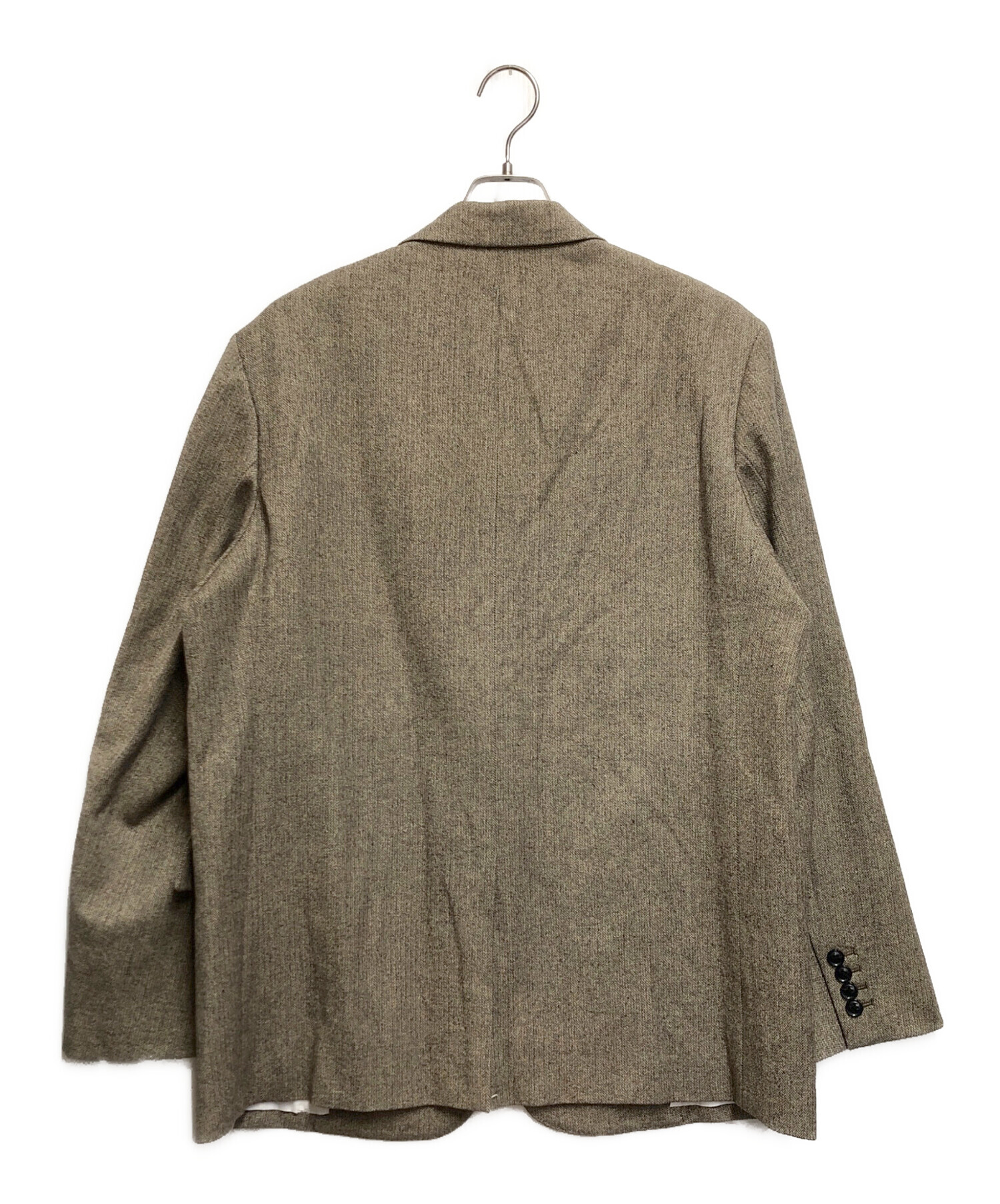 Adam et Rope ヘリンボンオーバージャケット