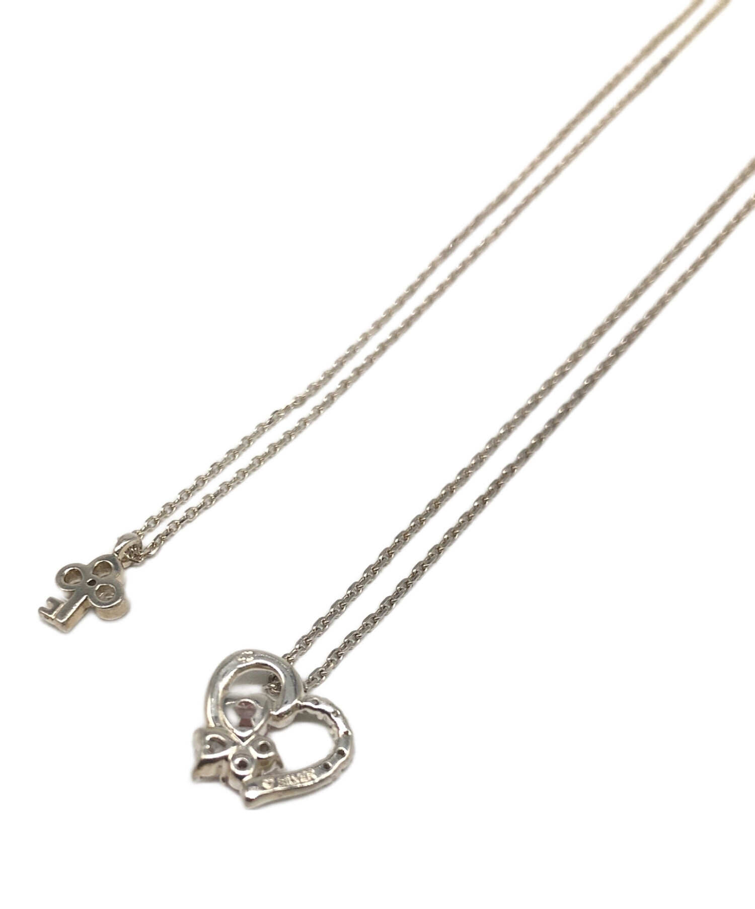 中古・古着通販】4℃ (ヨンドシー) シルバーネックレス シルバー 