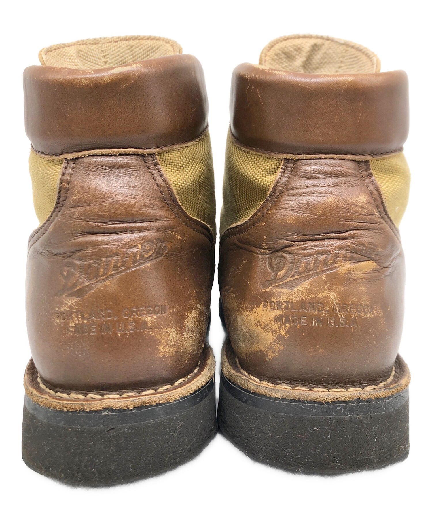 中古・古着通販】Danner (ダナー) レースアップブーツ ブラウン×カーキ