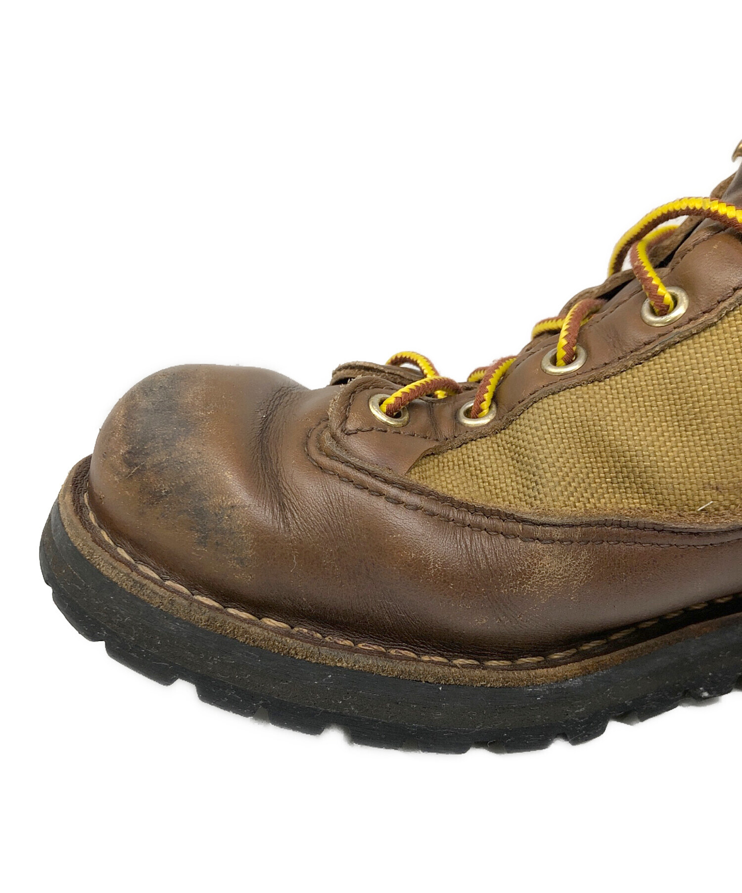 中古・古着通販】Danner (ダナー) レースアップブーツ ブラウン×カーキ