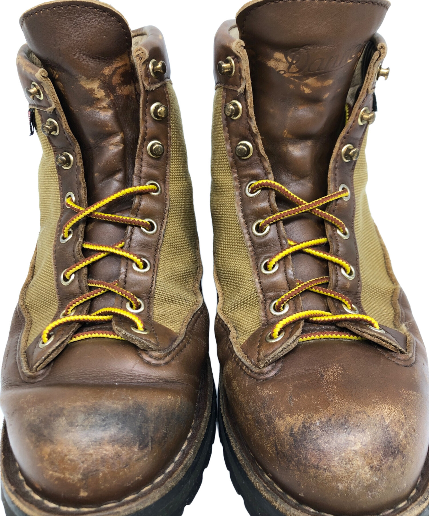 中古・古着通販】Danner (ダナー) レースアップブーツ ブラウン×カーキ