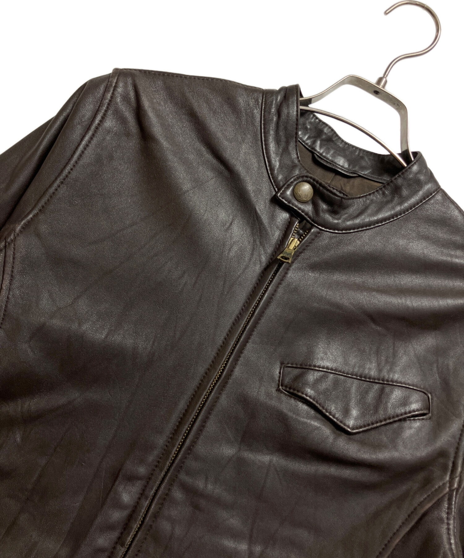 URBAN RESEARCH アーバンリサーチ 山羊革 ライダース　レザー　L 中古・古着通販】URBAN RESEARCH (アーバンリサーチ) レザー