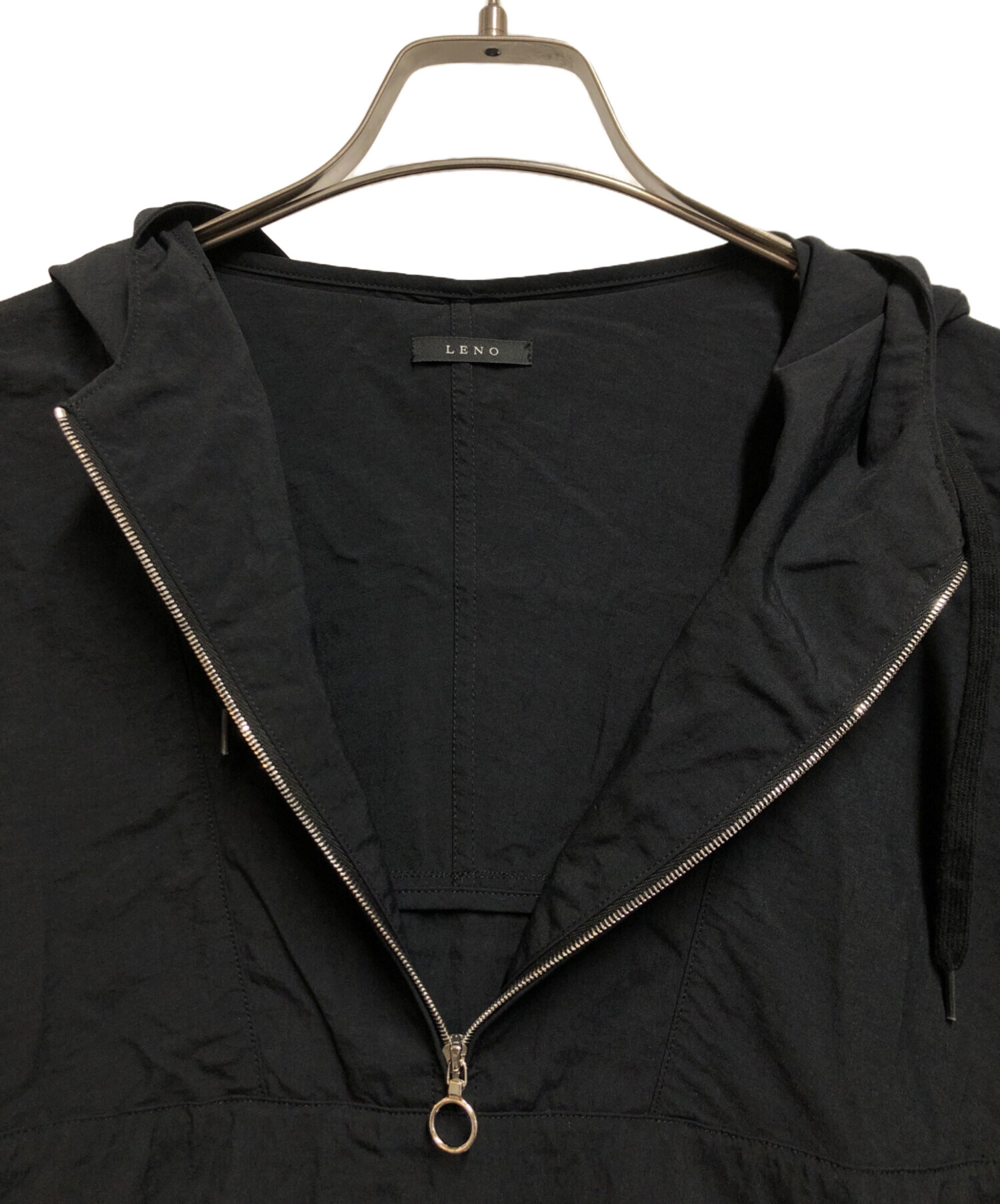 中古・古着通販】leno (リノ) ANORAK PARKA ブラック サイズ:2